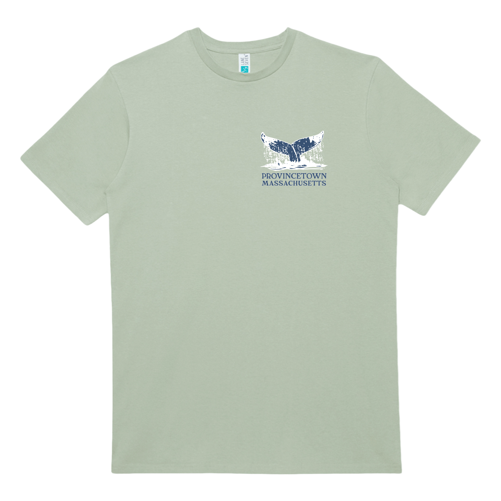 Cape Cod Clothing Company Provincetown Whale Tail Heavy Cotton T-Shirt