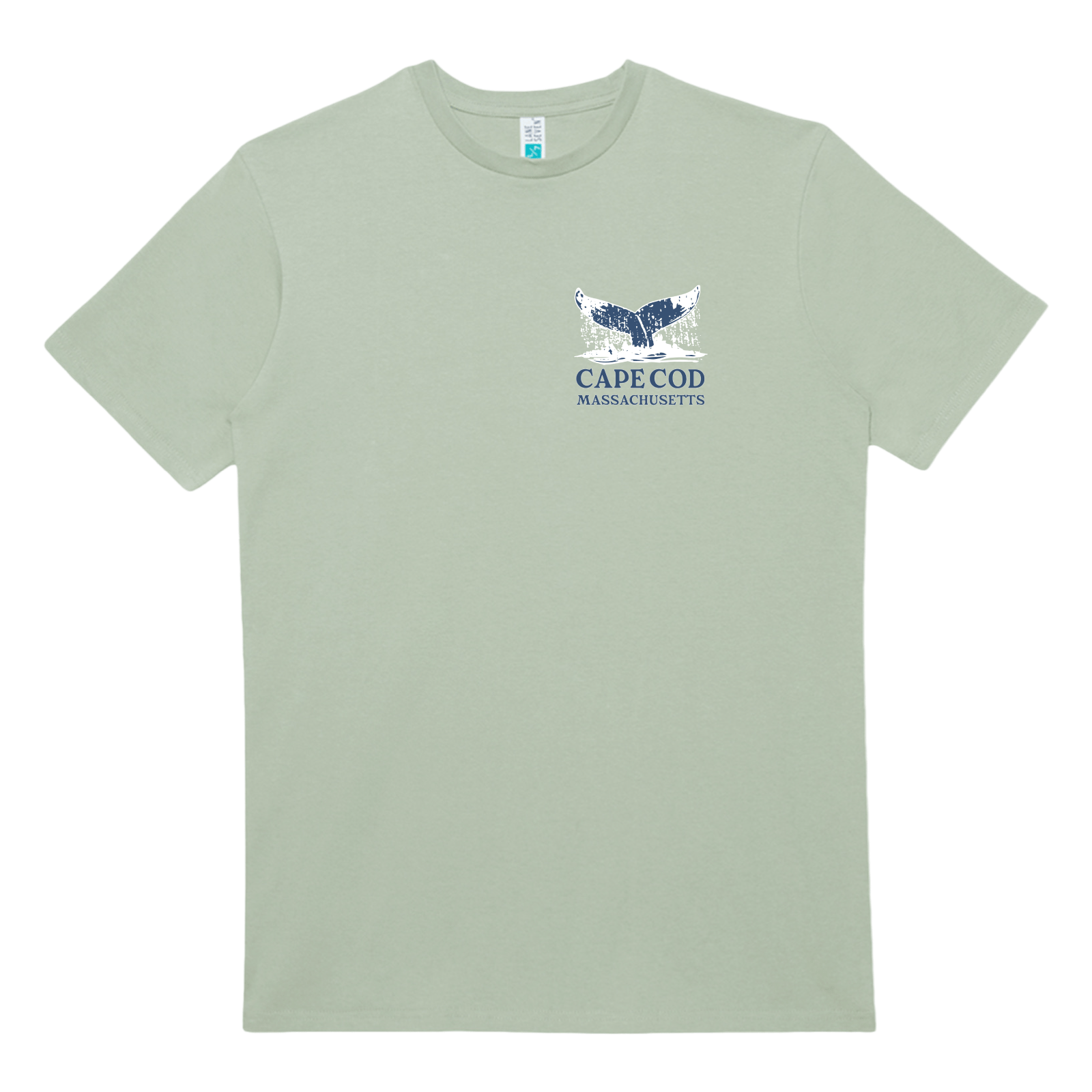 Cape Cod Clothing Company Cape Cod Whale Tail Heavy Cotton T-Shirt