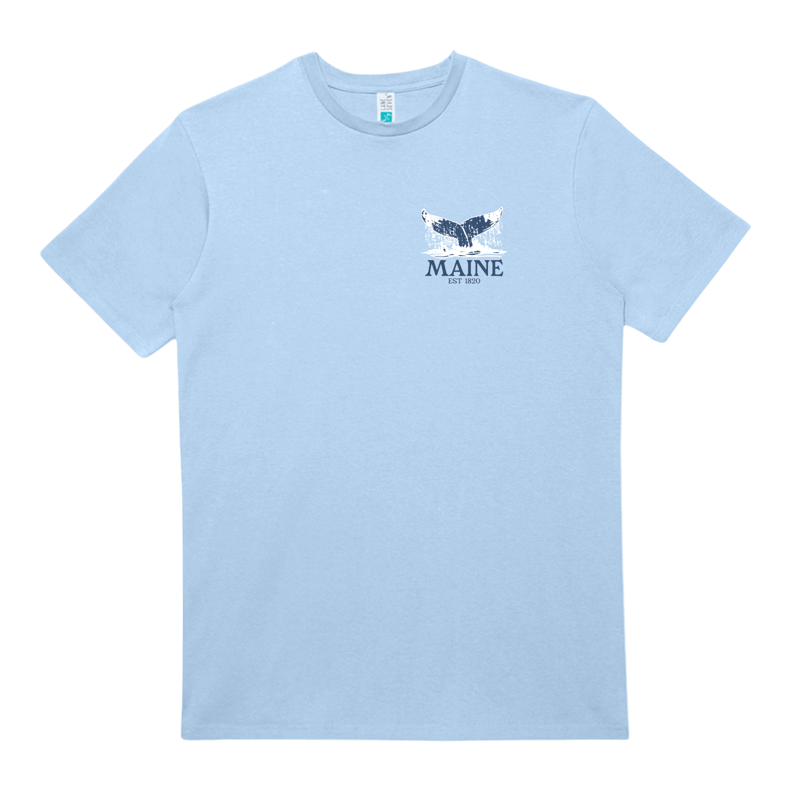 Cape Cod Clothing Company Maine Whale Tail Heavy Cotton T-Shirt
