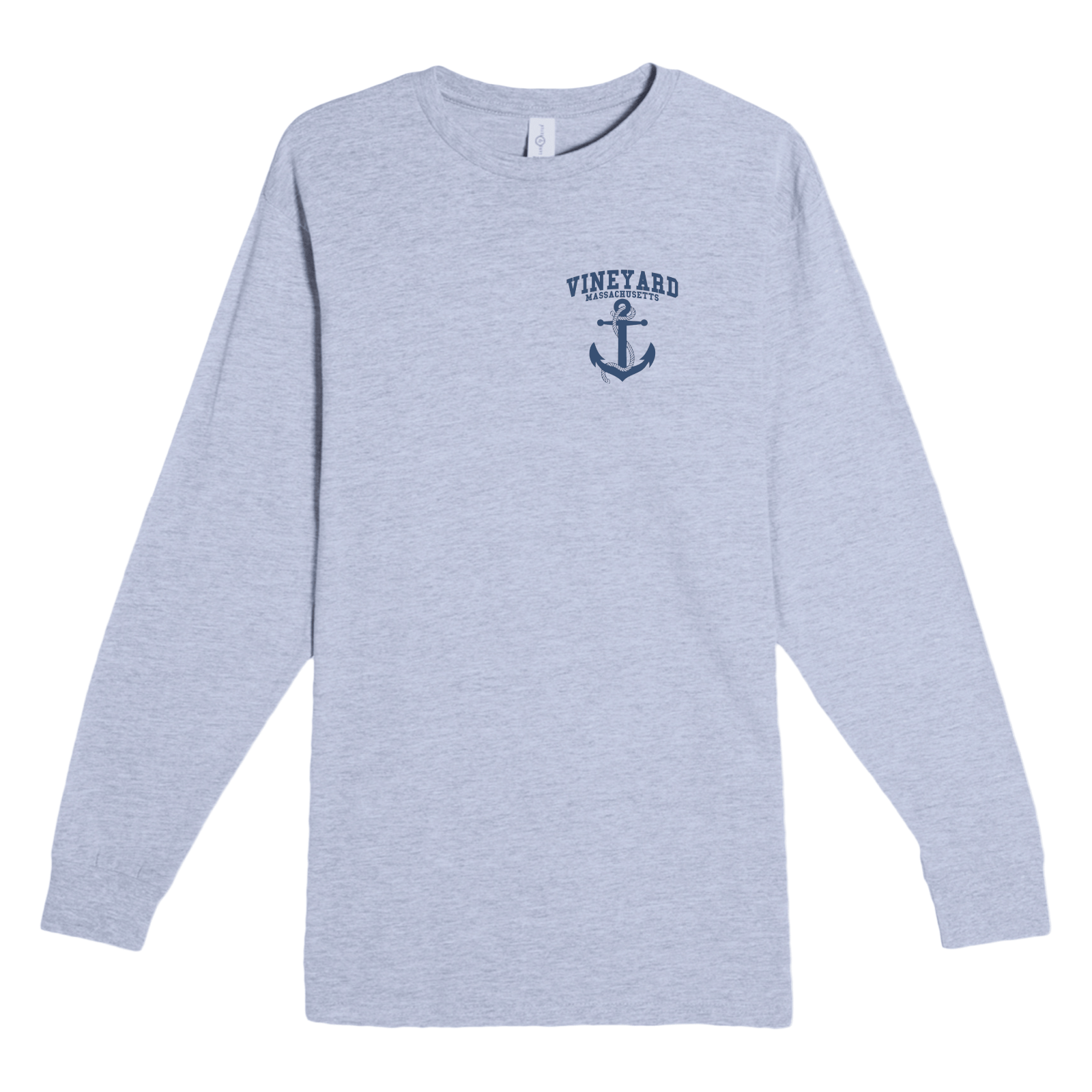 Cape Cod Clothing Company Martha's Vineyard Anchor Heavyweight Long Sleeve Tee
