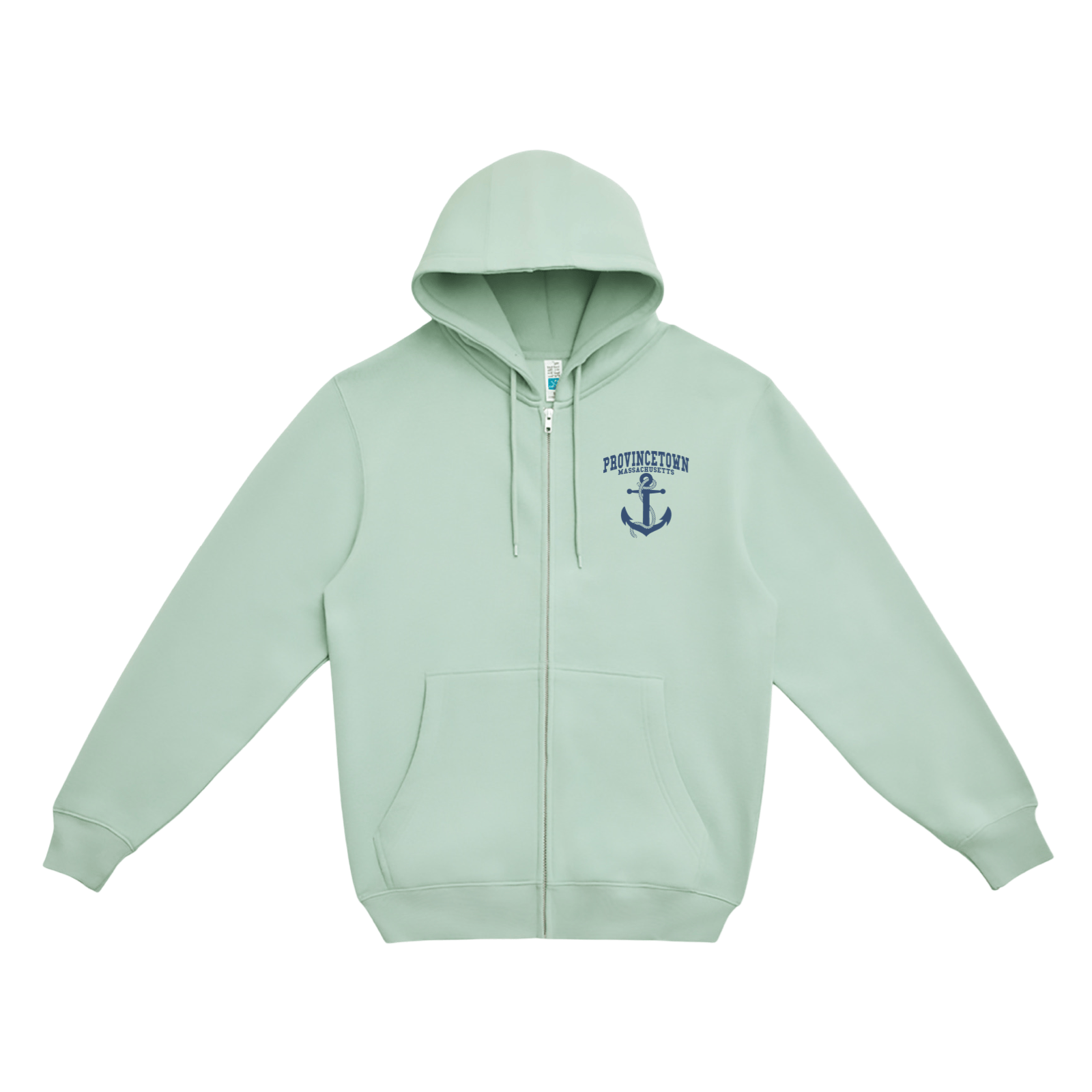 Cape Cod Clothing Company Provincetown Anchor Soft Fleece Full Zip Hoodie
