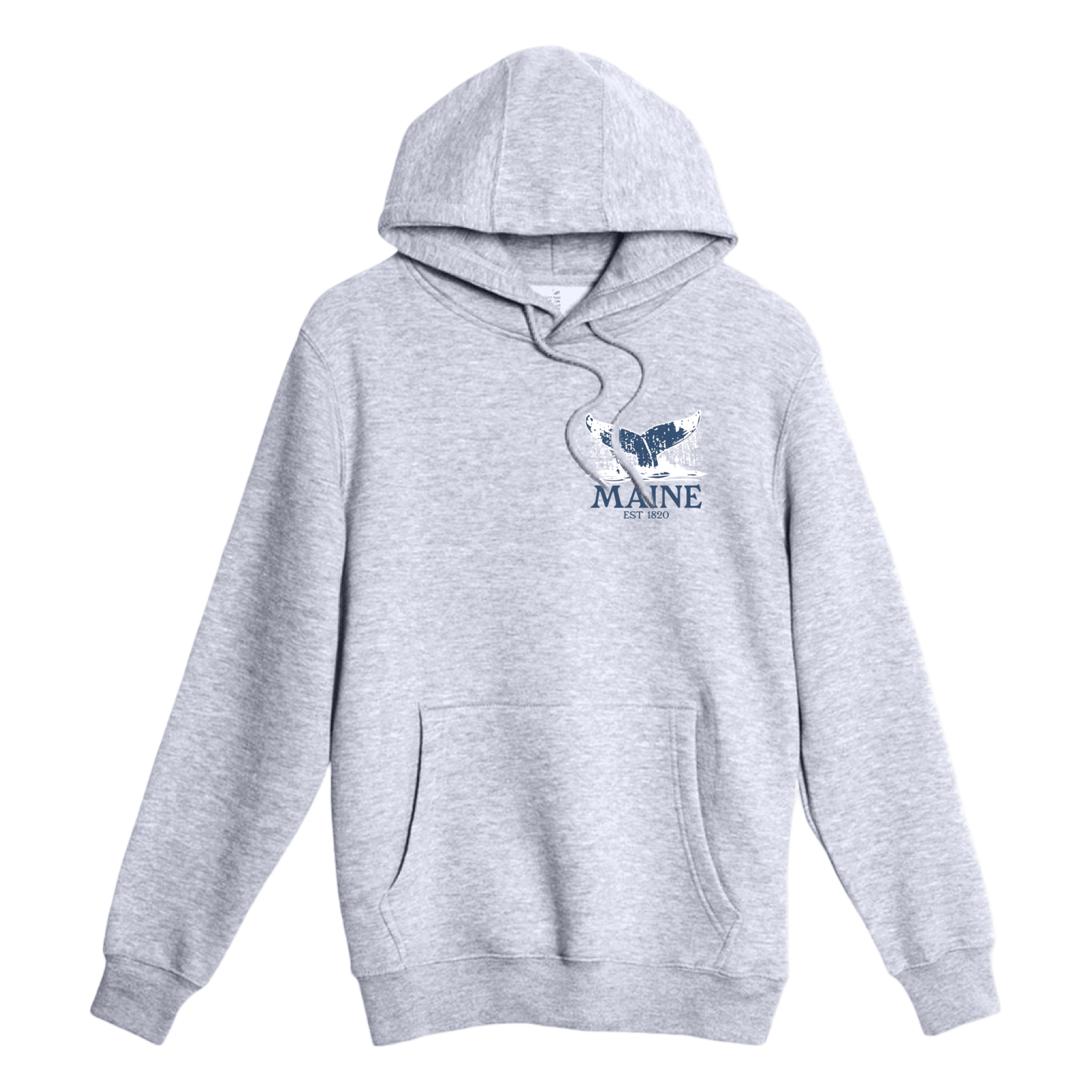 Cape Cod Clothing Company Maine Whale Tail Comfort Fleece Hoodie