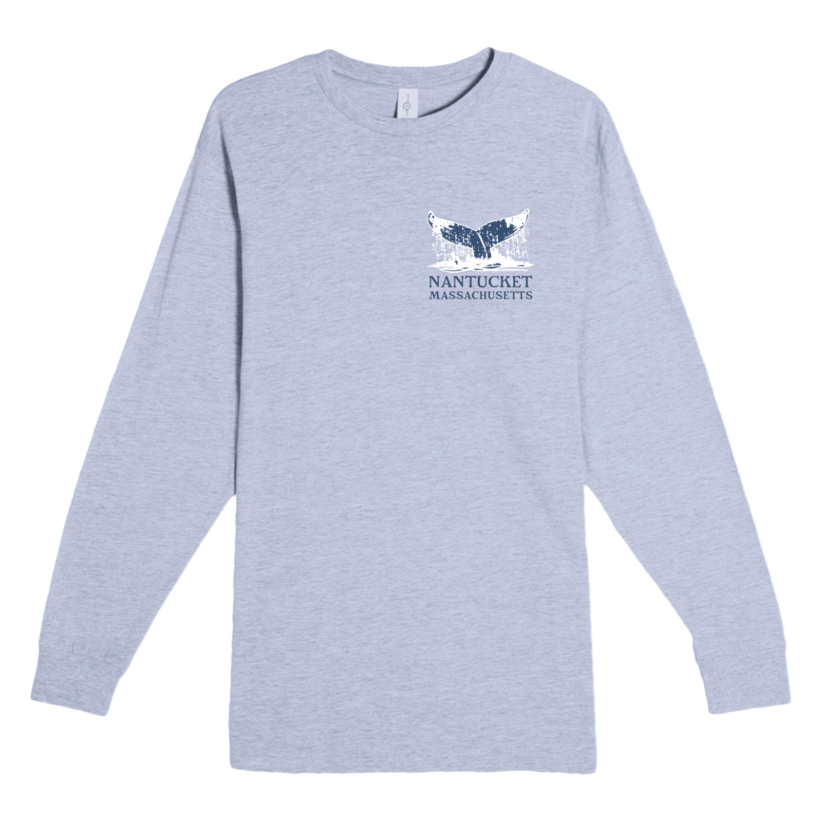 Cape Cod Clothing Company Nantucket Whale Tail Heavyweight Long Sleeve Tee