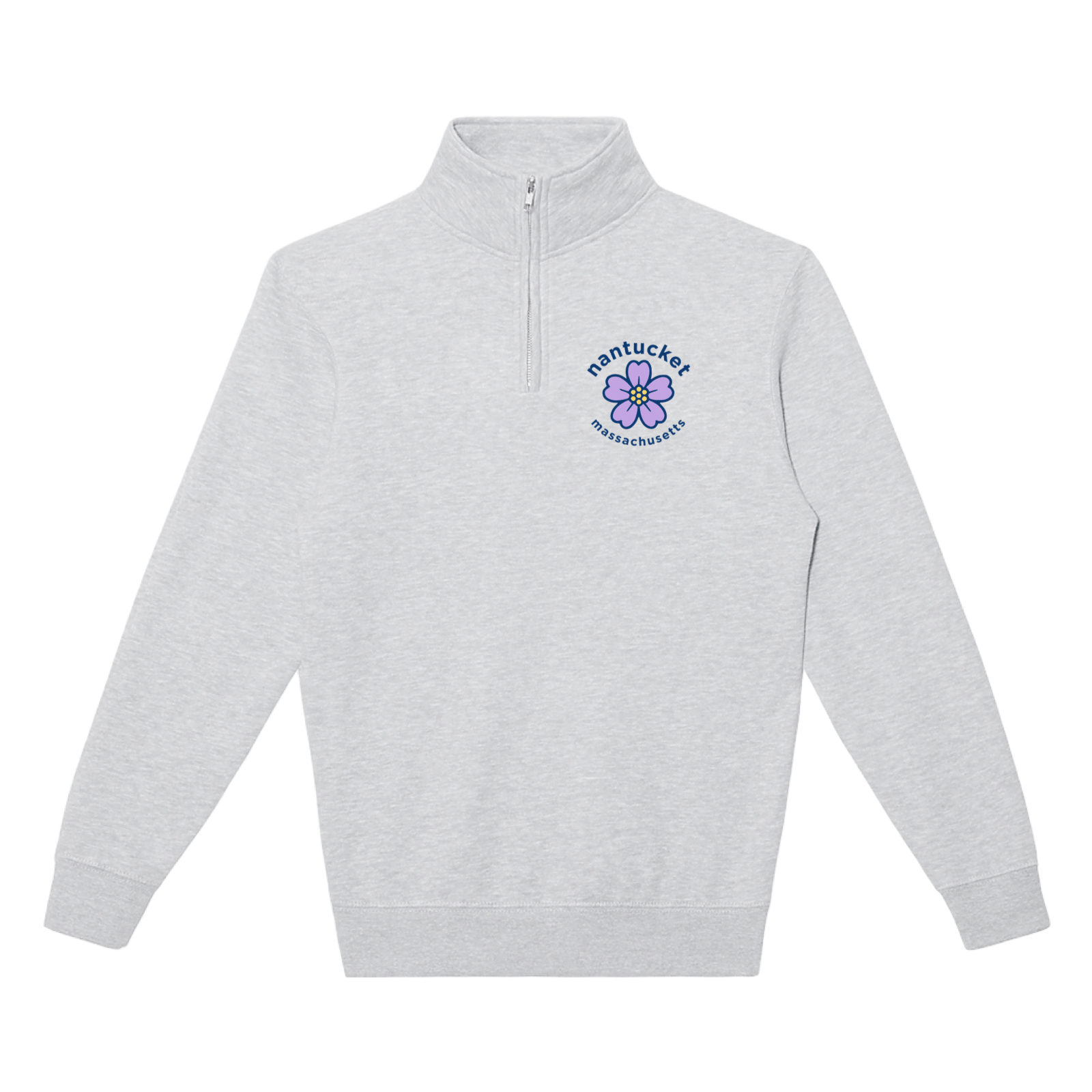 Cape Cod Clothing Company Nantucket Sea Lavender Soft Fleece Quarter Zip