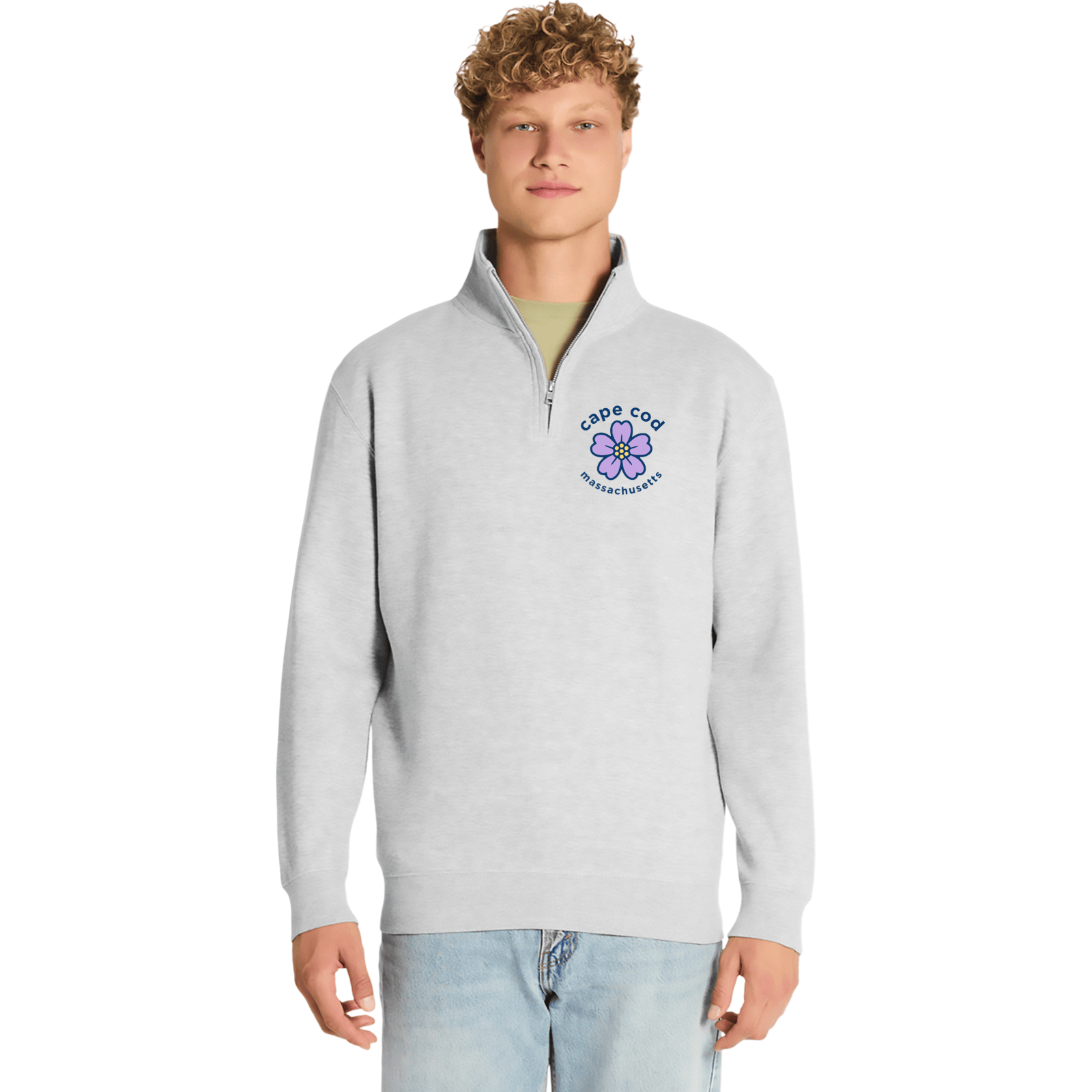 Cape Cod Clothing Company Cape Cod Sea Lavender Soft Fleece Quarter Zip