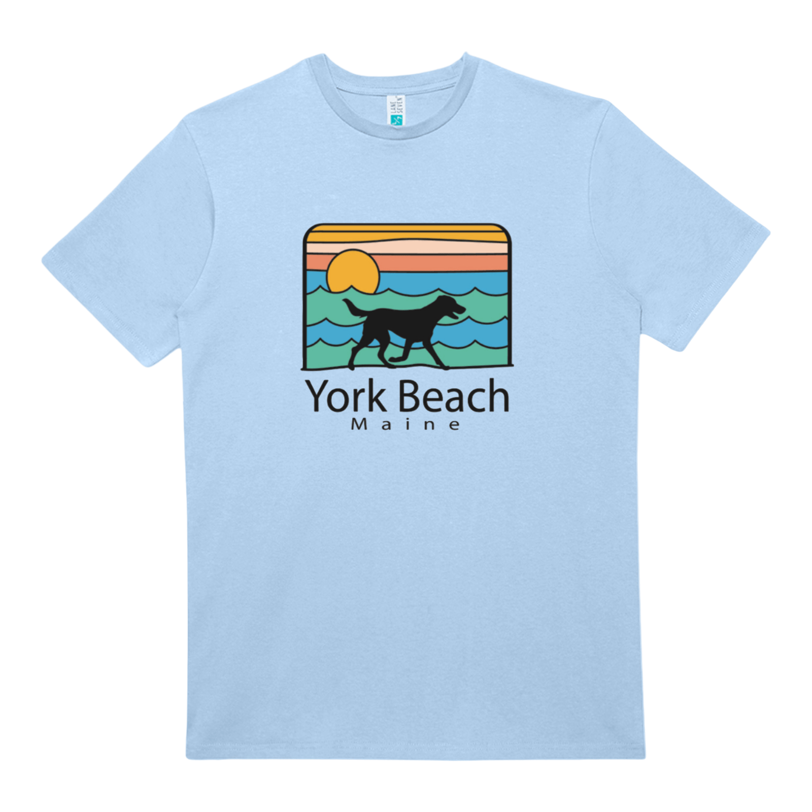 Cape Cod Clothing Company York Beach Summer Dog Heavy Cotton T-Shirt
