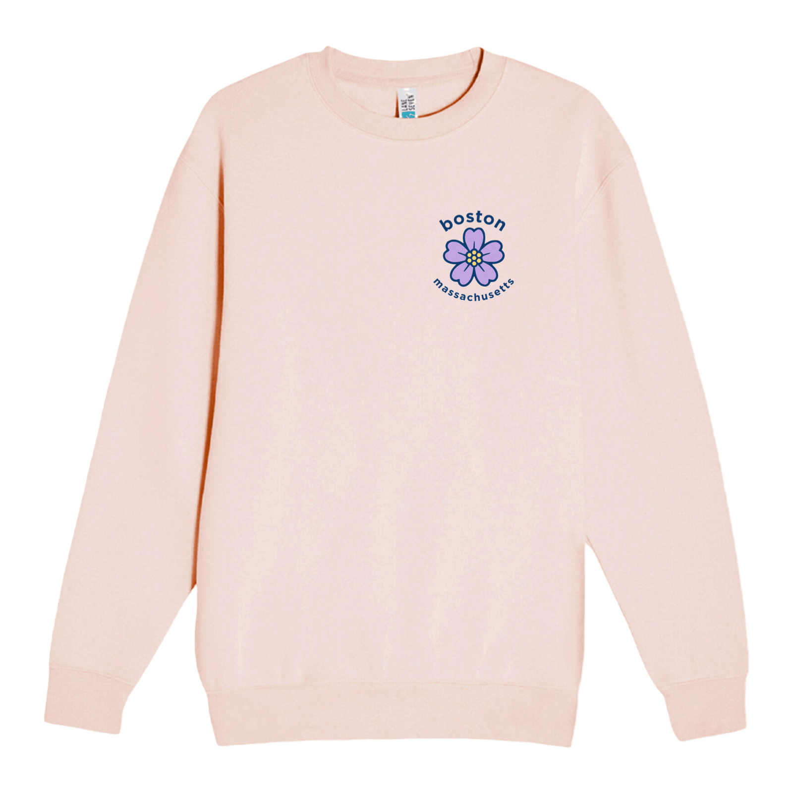 Cape Cod Clothing Company Boston Sea Lavender Soft Fleece Crewneck Sweatshirt