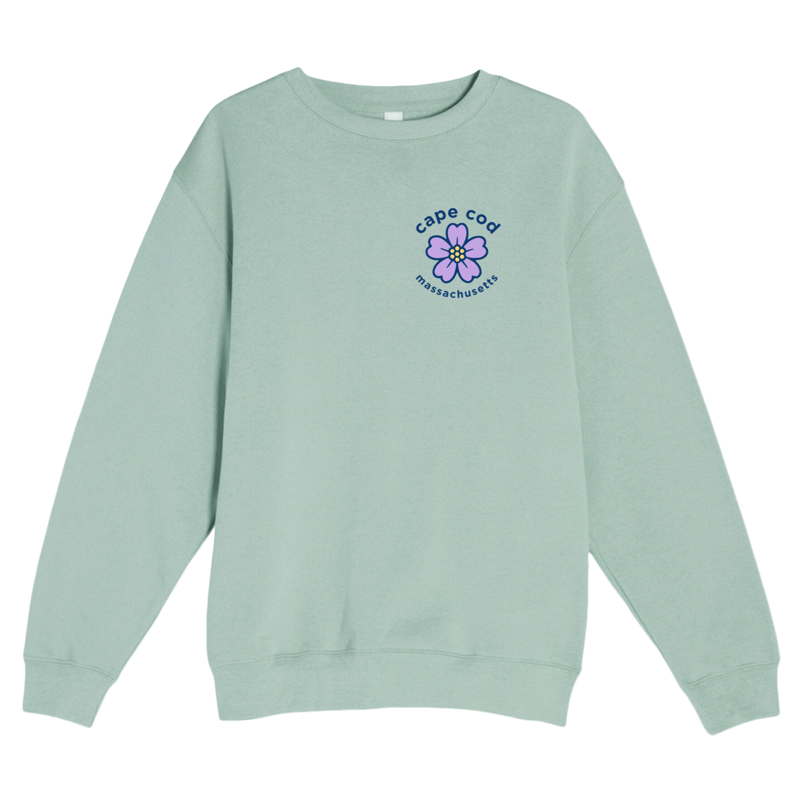 Cape Cod Clothing Company Cape Cod Sea Lavender Soft Fleece Crewneck Sweatshirt