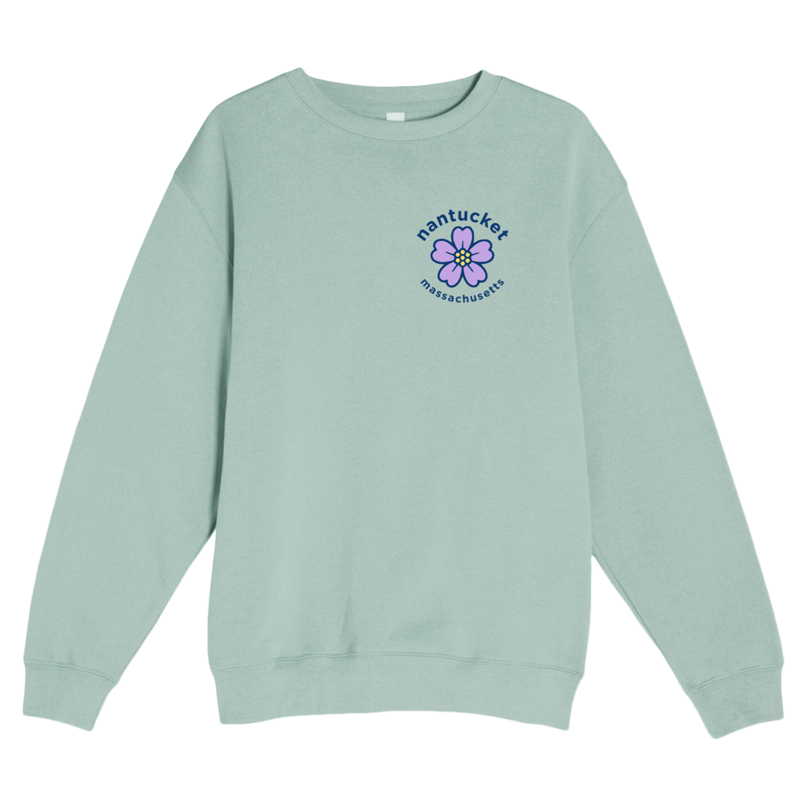 Cape Cod Clothing Company Nantucket Sea Lavender Soft Fleece Crewneck Sweatshirt