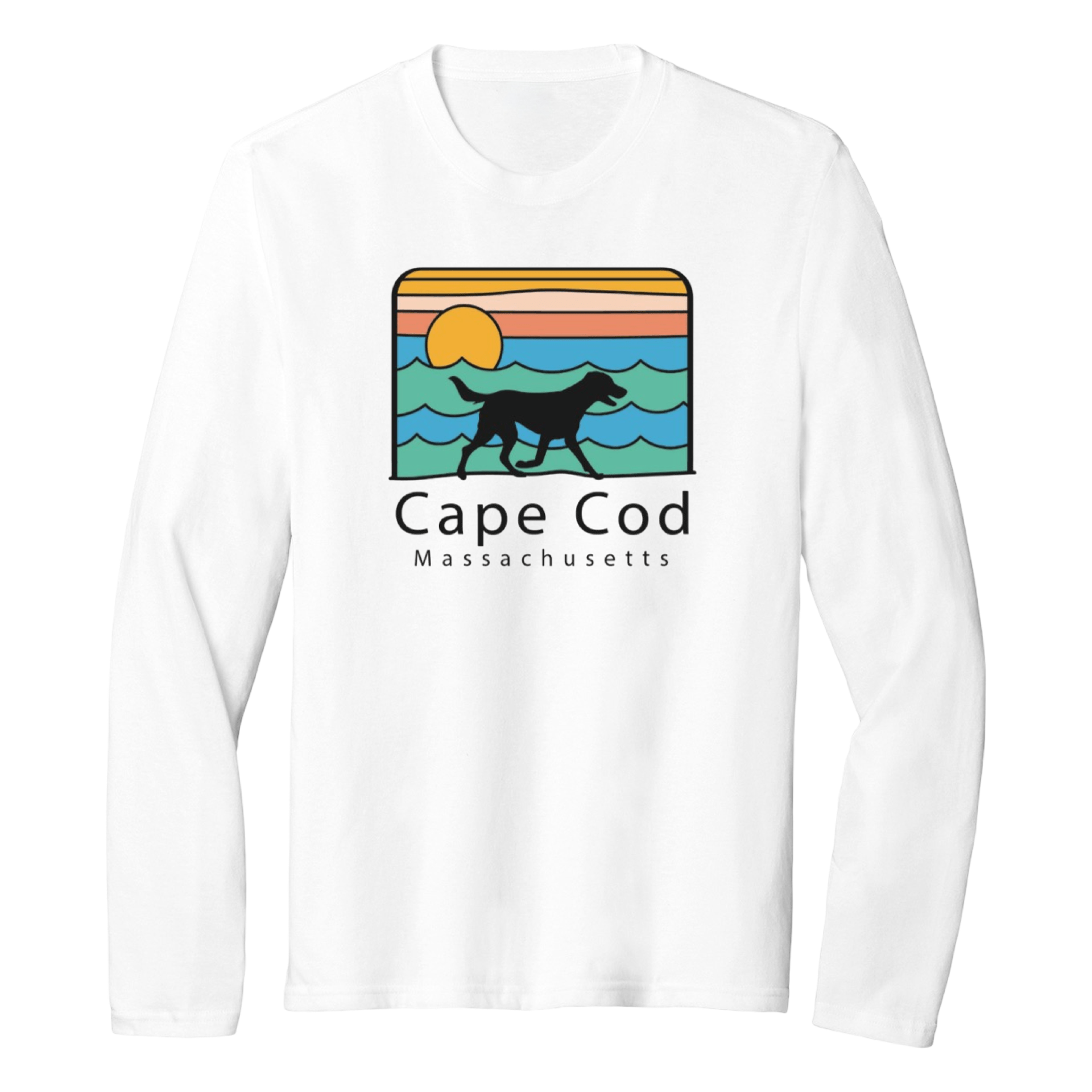 Cape Cod Clothing Company Cape Cod Summer Dog Essential Long Sleeve Tee