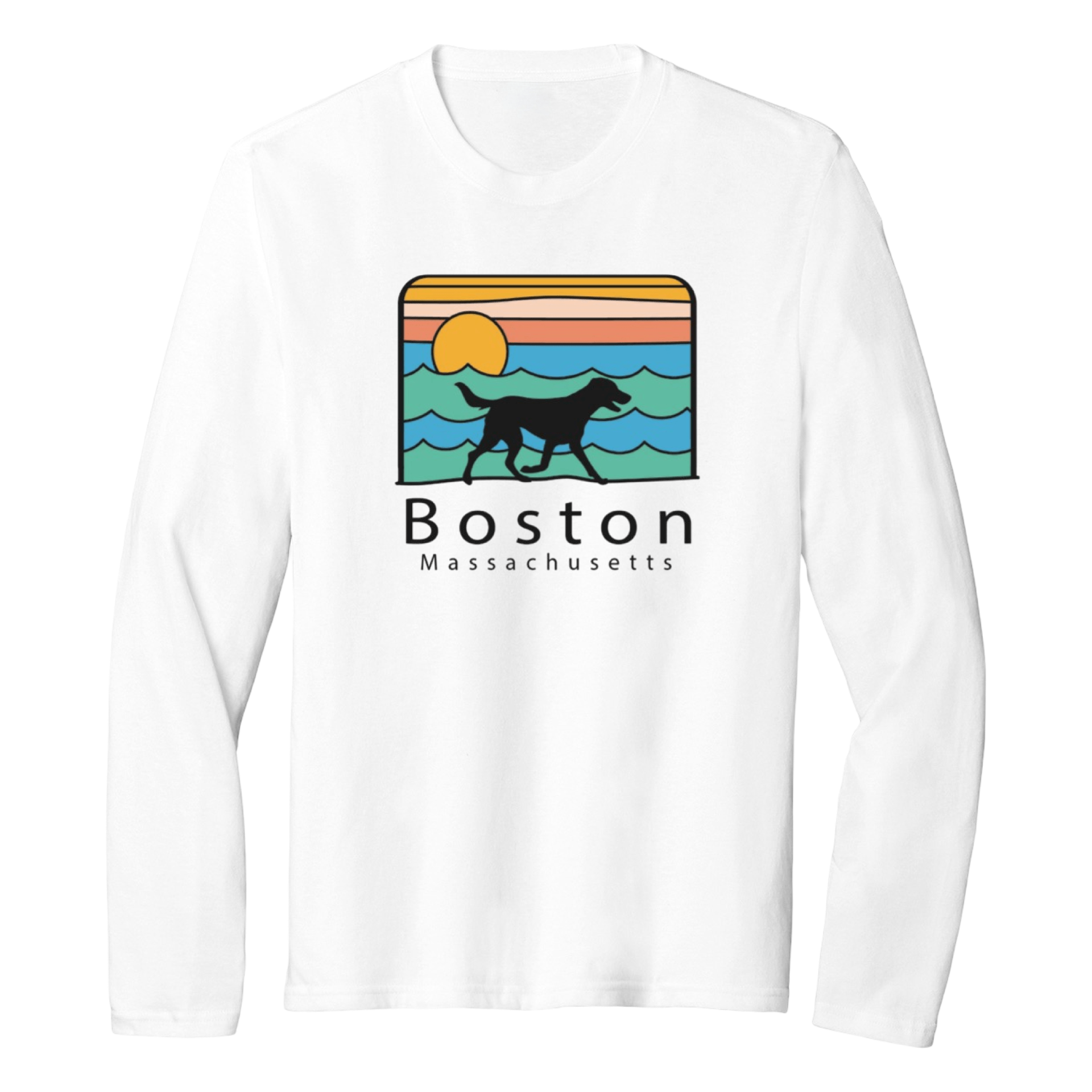 Cape Cod Clothing Company Boston Summer Dog Essential Long Sleeve Tee
