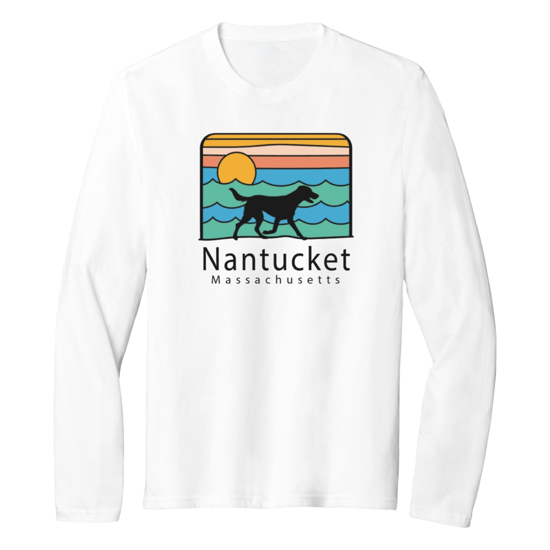 Cape Cod Clothing Company Nantucket Summer Dog Essential Long Sleeve Tee