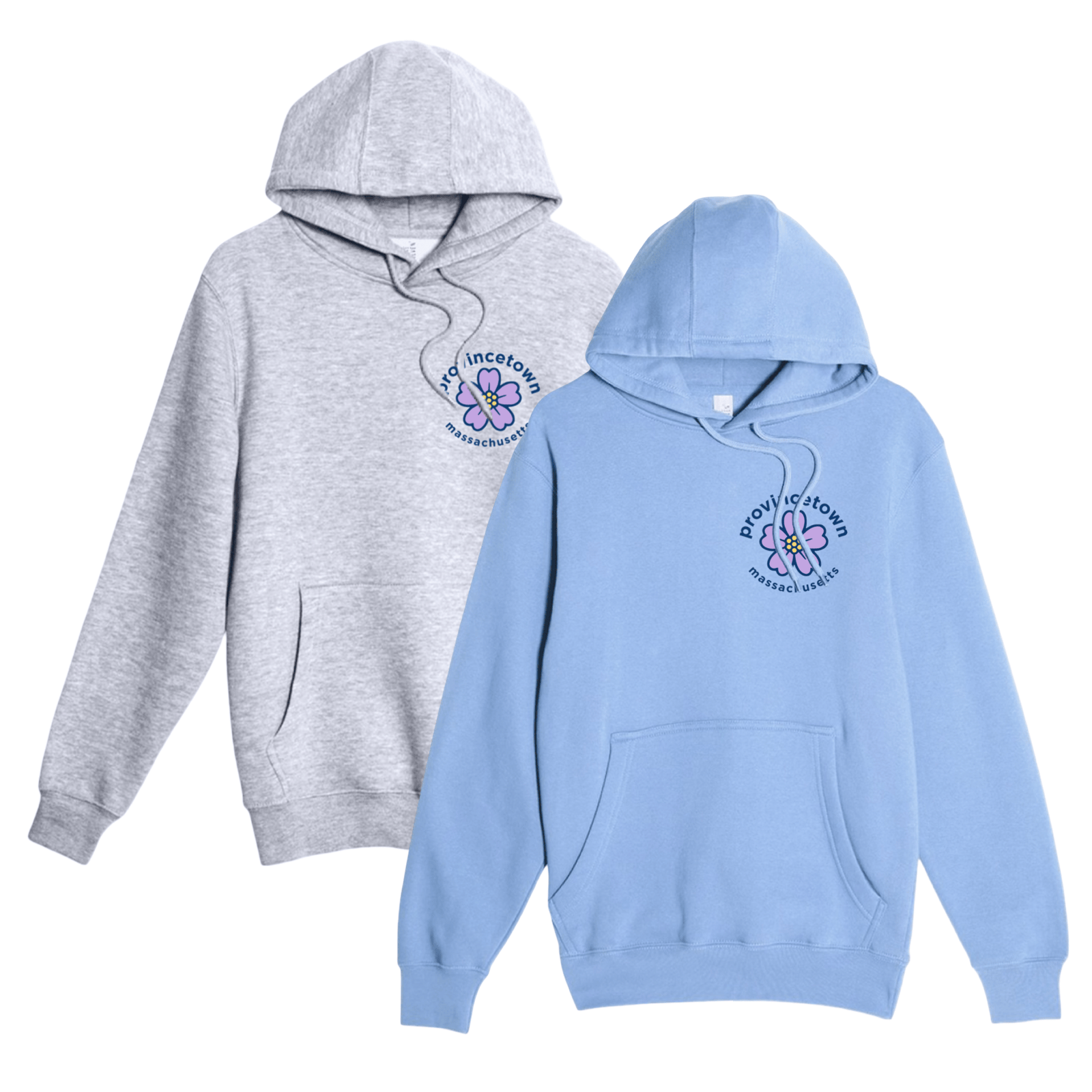 Cape Cod Clothing Company Provincetown Sea Lavender Comfort Fleece Hoodie