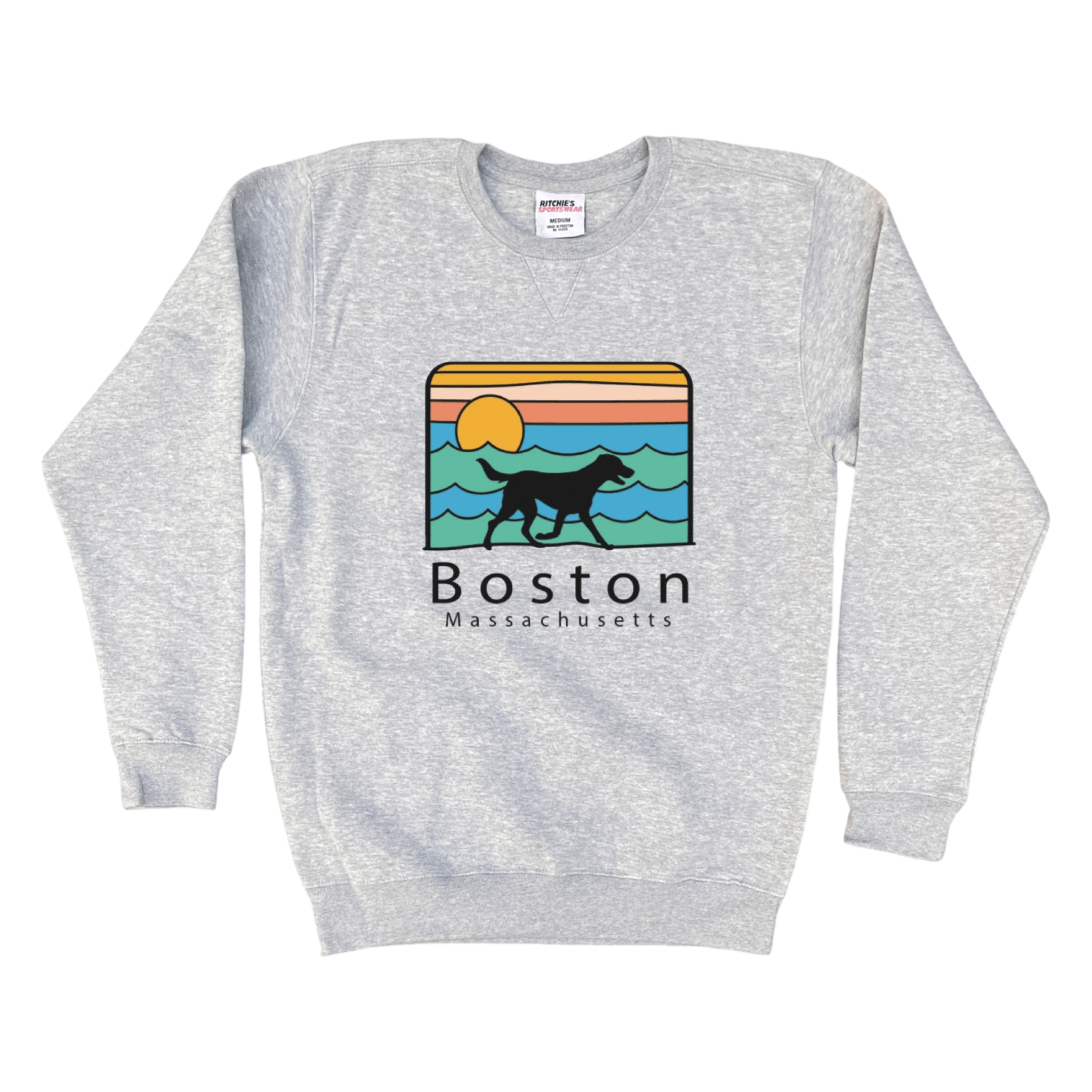 Cape Cod Clothing Company Boston Summer Dog Fleece Crewneck Sweatshirt