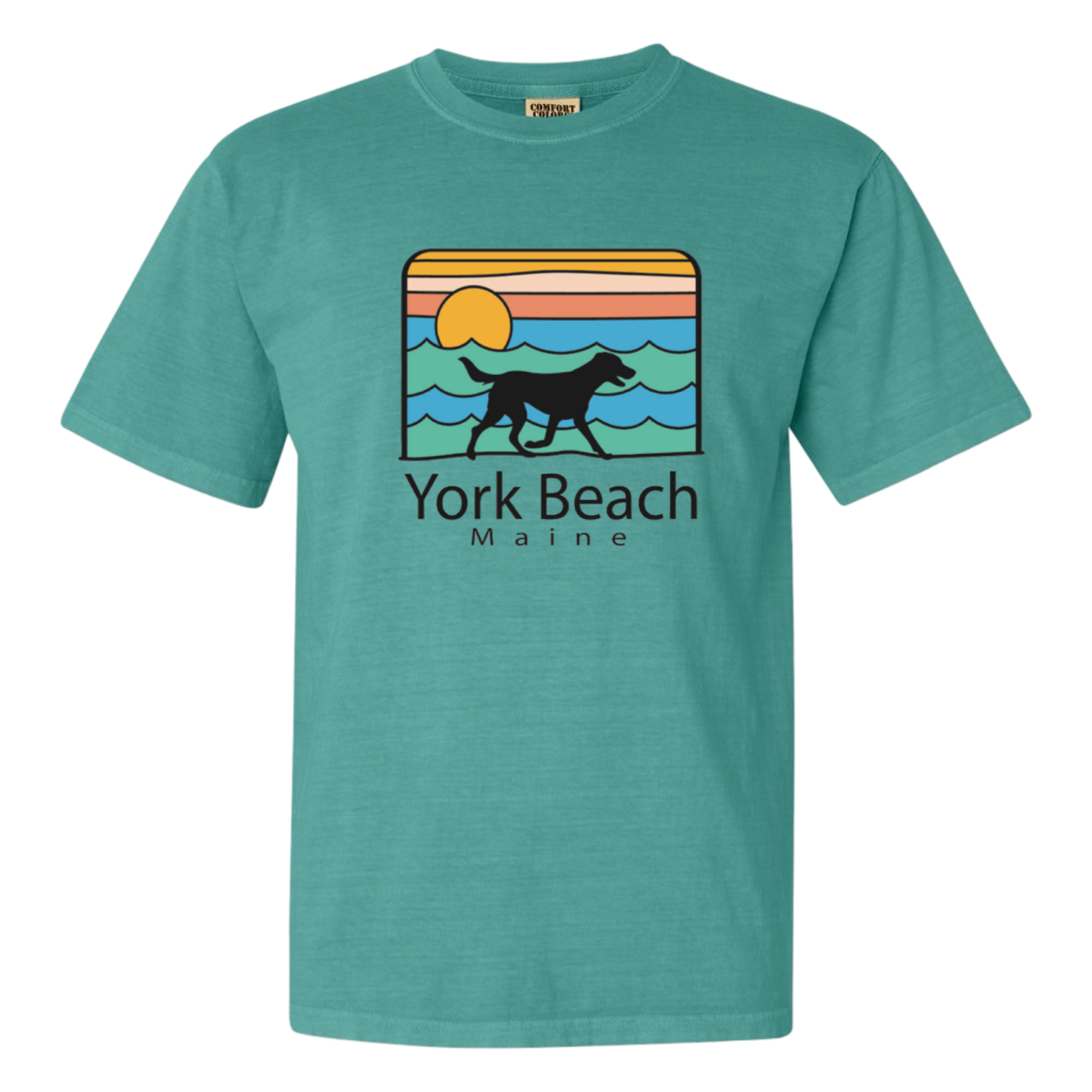 York Beach Summer Dog Comfort Colors T-Shirt
