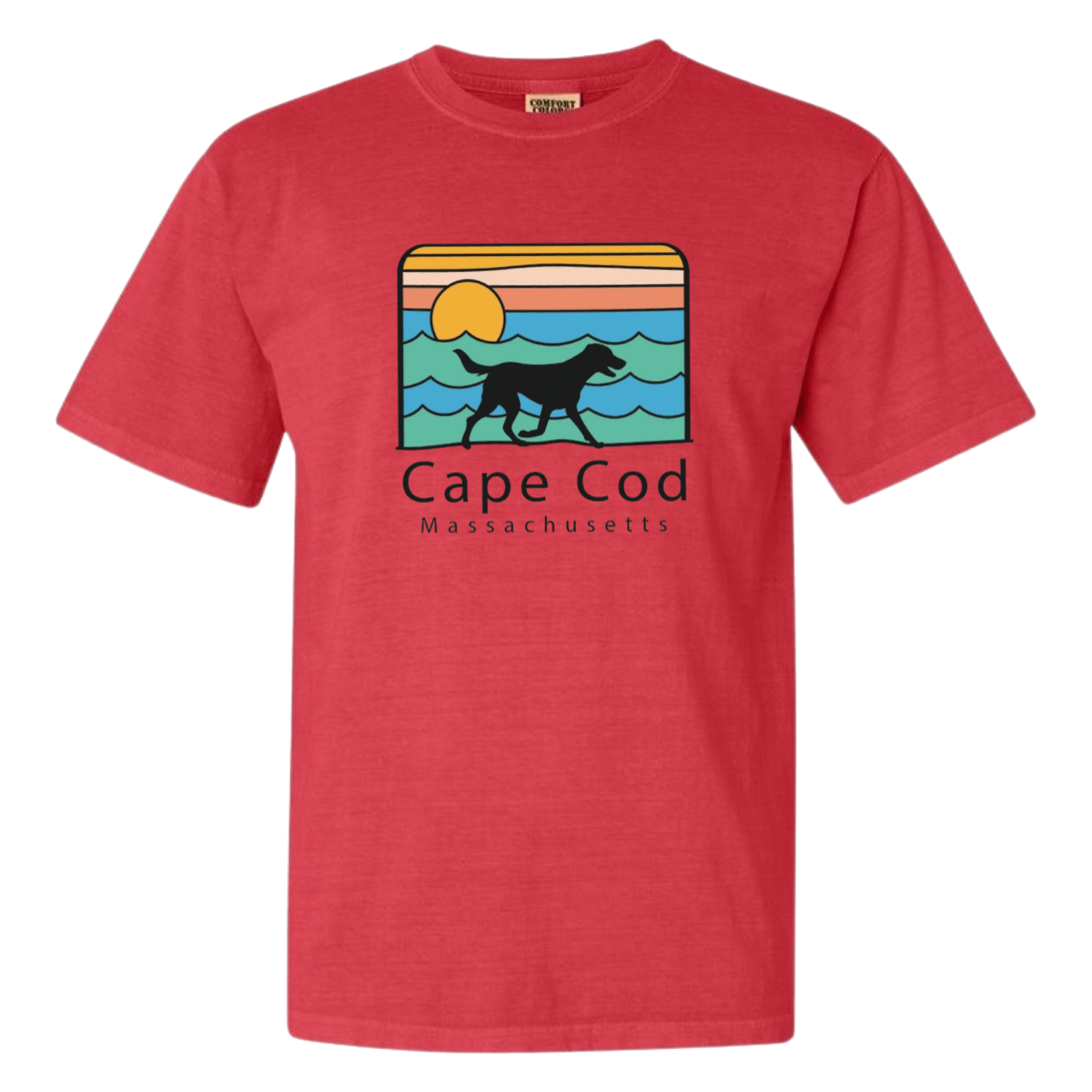 Cape Cod Summer Dog Comfort Colors T-Shirt