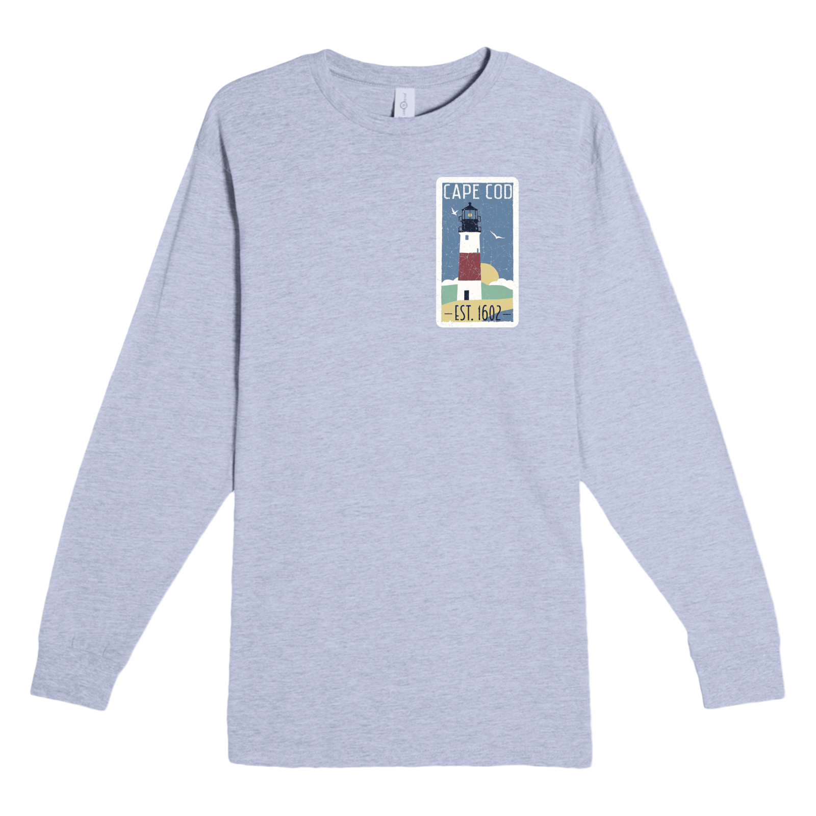 Cape Cod Clothing Company Cape Cod Vintage Lighthouse Heavyweight Long Sleeve Tee