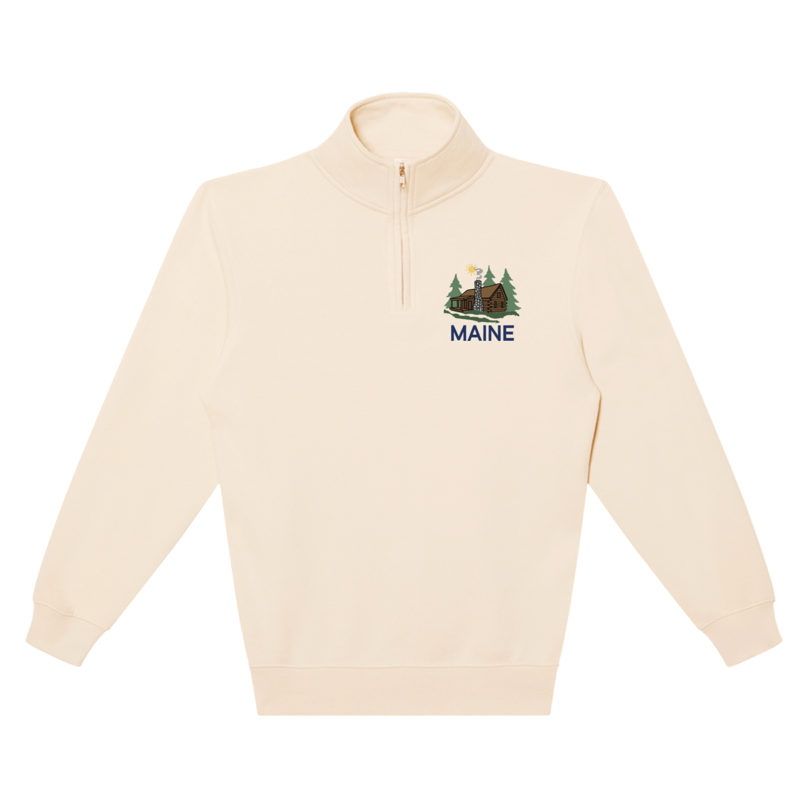 Cape Cod Clothing Company Maine Cabin Soft Fleece Quarter Zip