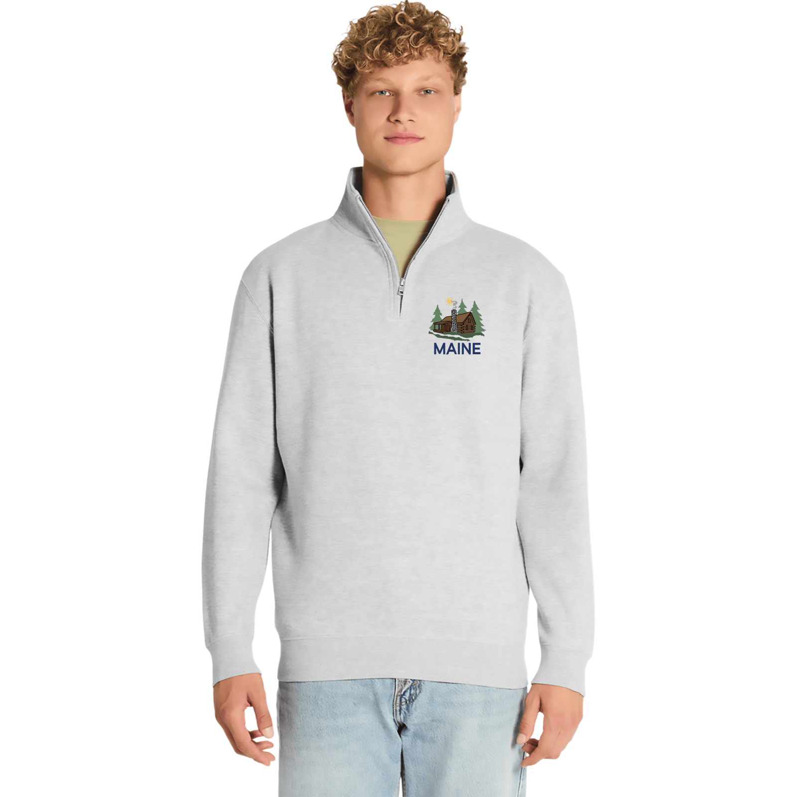 Cape Cod Clothing Company Maine Cabin Soft Fleece Quarter Zip