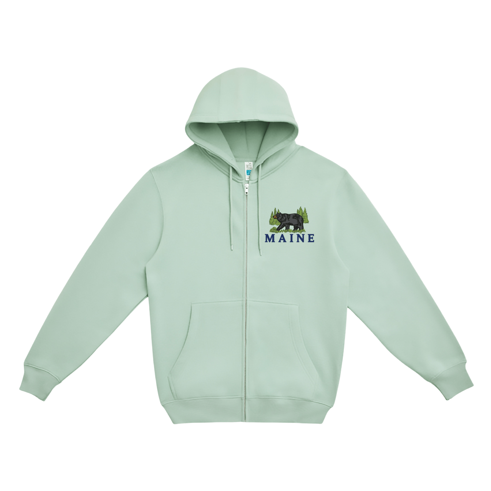 Cape Cod Clothing Company Maine Bear Soft Fleece Full Zip Hoodie