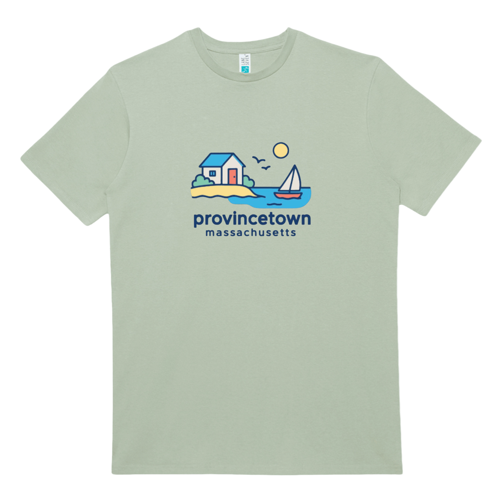 Cape Cod Clothing Company Provincetown Beach House Heavy Cotton T-Shirt
