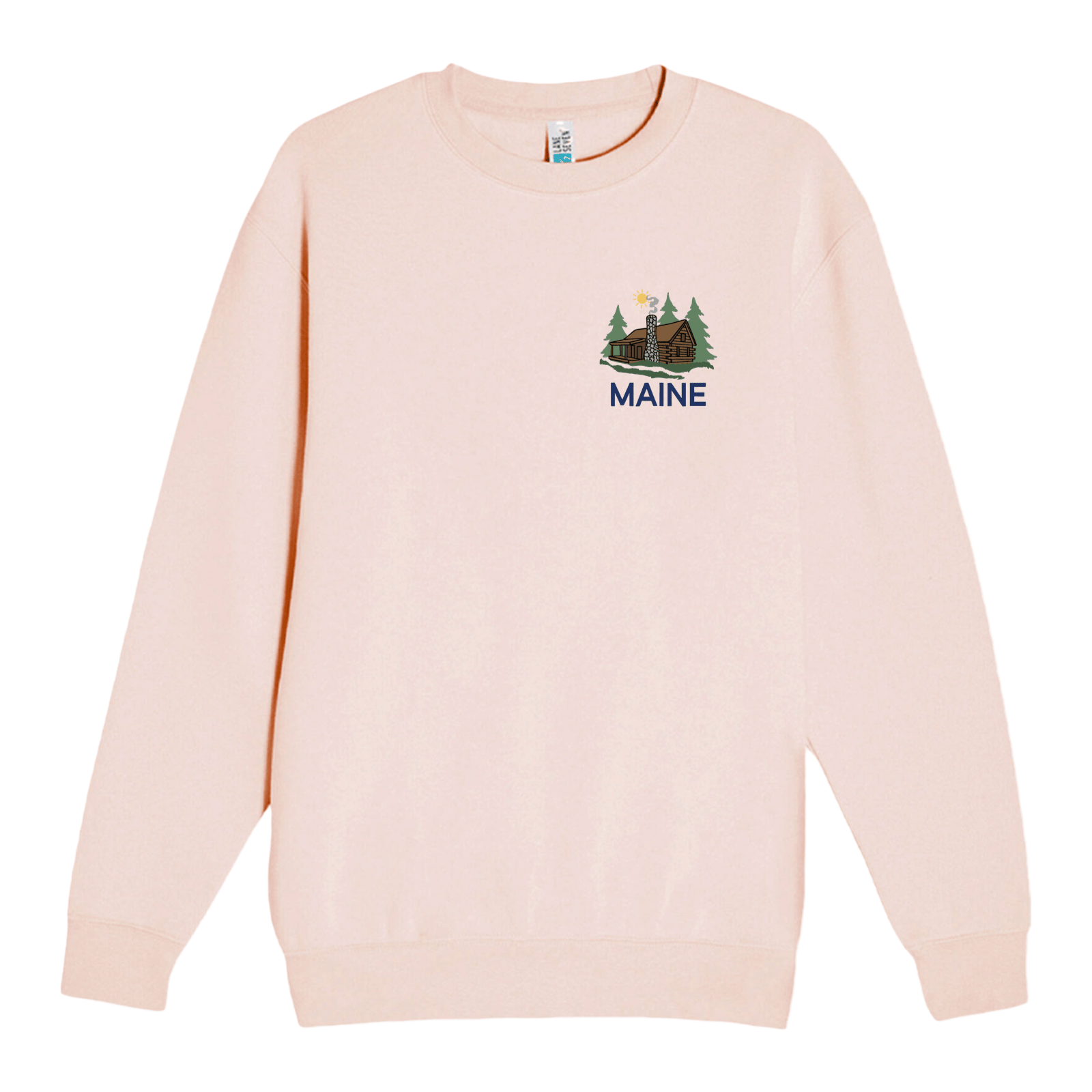 Cape Cod Clothing Company Maine Cabin Soft Fleece Crewneck Sweatshirt