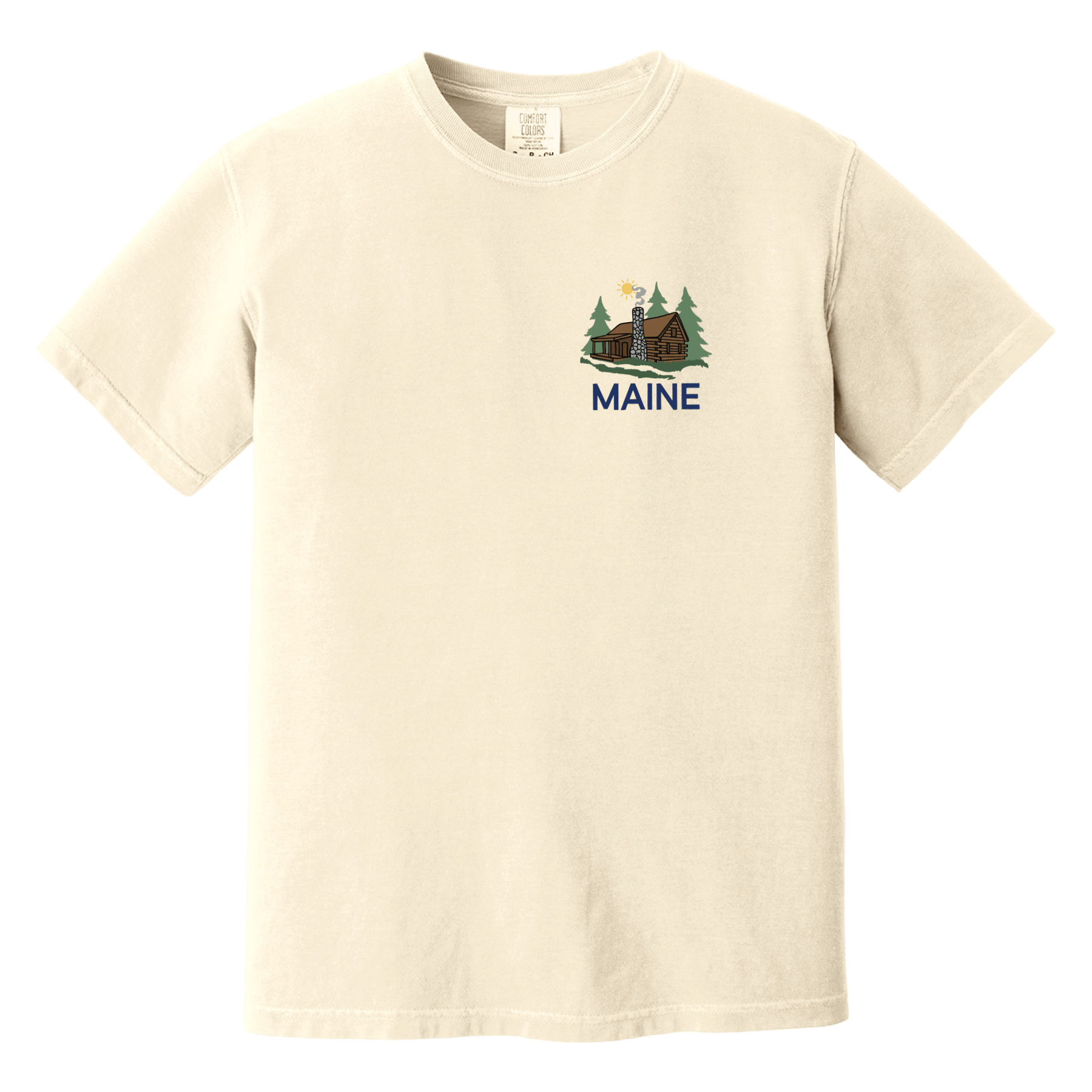 Cape Cod Clothing Company Maine Cabin Comfort Colors T-Shirt