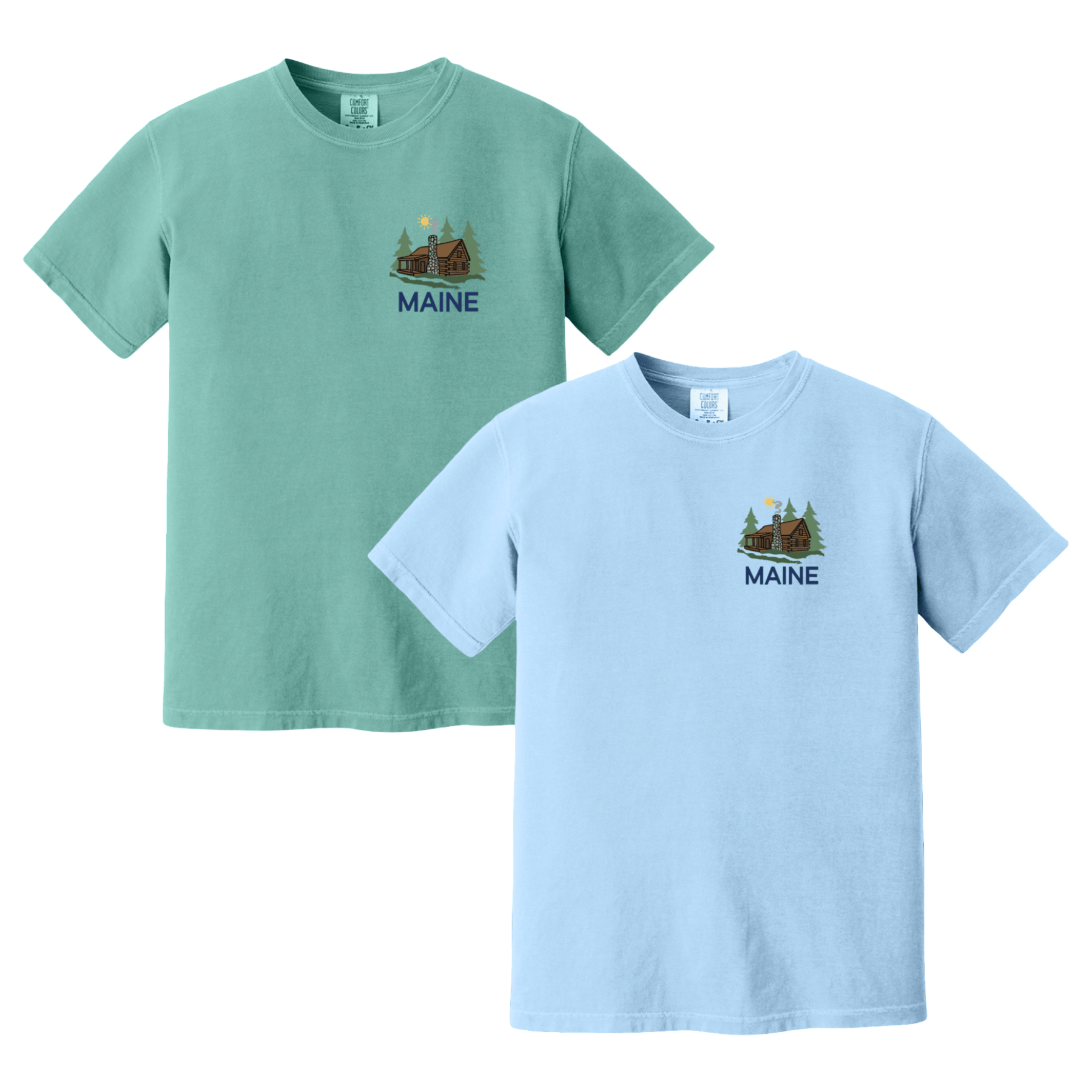 Cape Cod Clothing Company Maine Cabin Comfort Colors T-Shirt