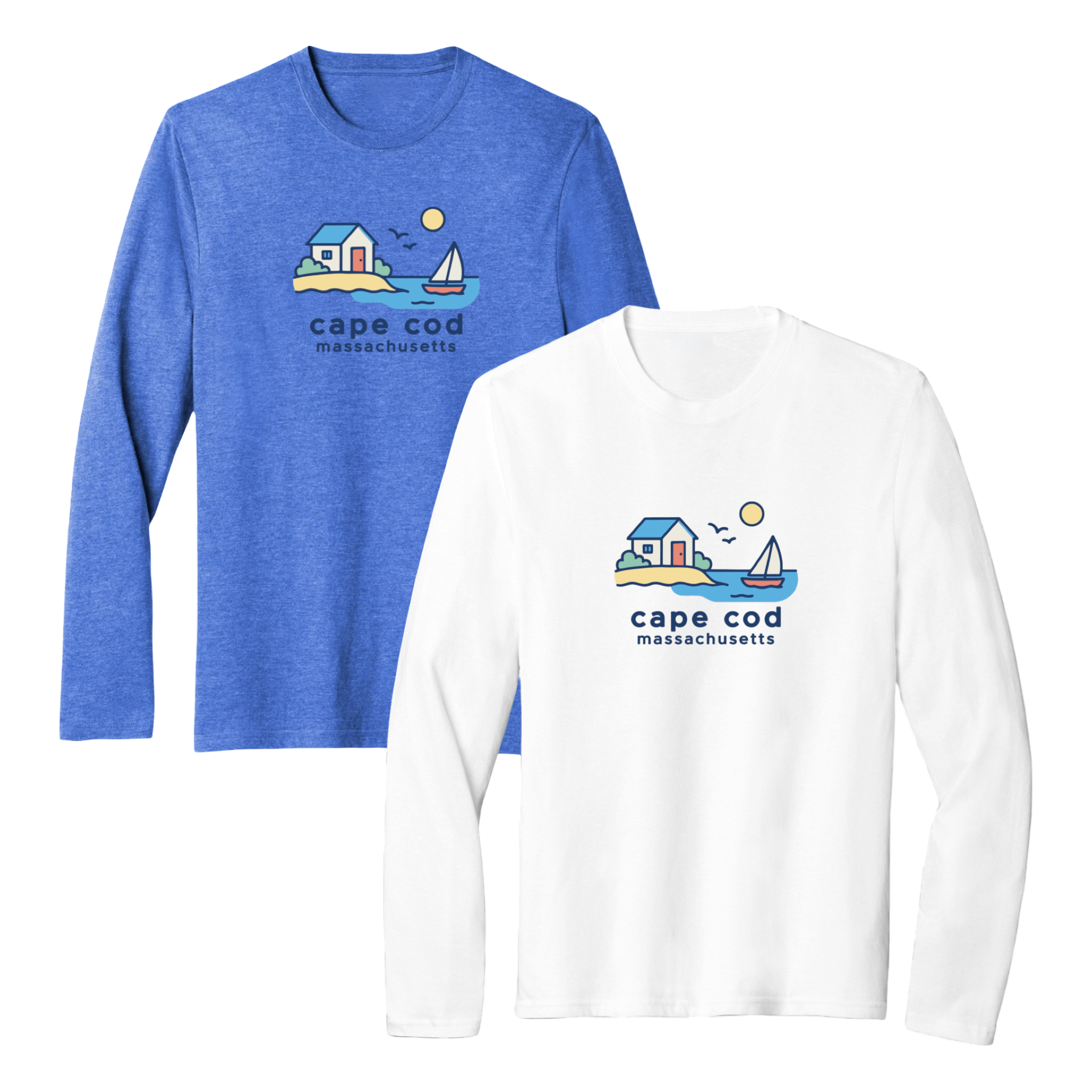 Cape Cod Clothing Company Cape Cod Beach House Essential Long Sleeve Tee