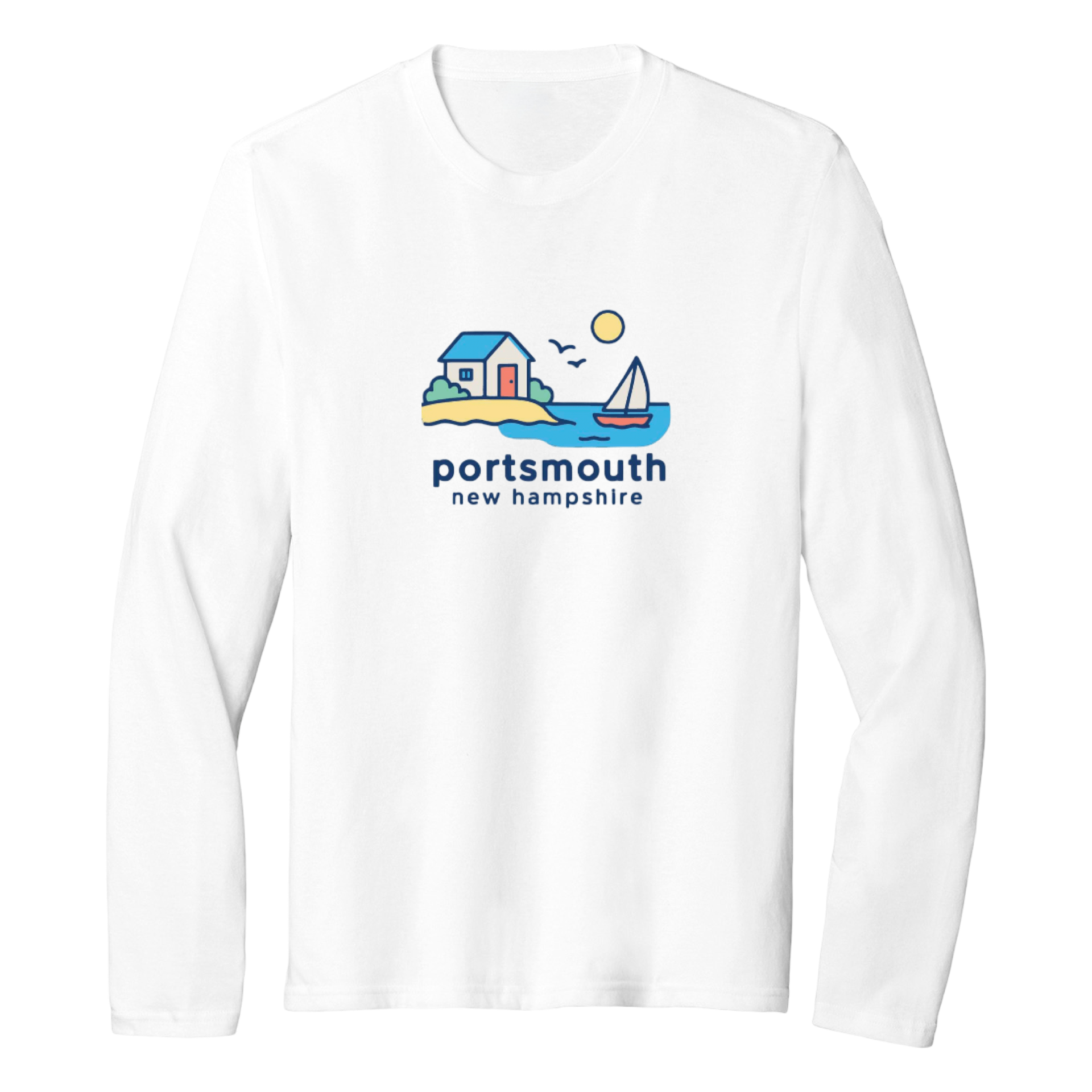 Cape Cod Clothing Company Portsmouth Beach House Essential Long Sleeve Tee