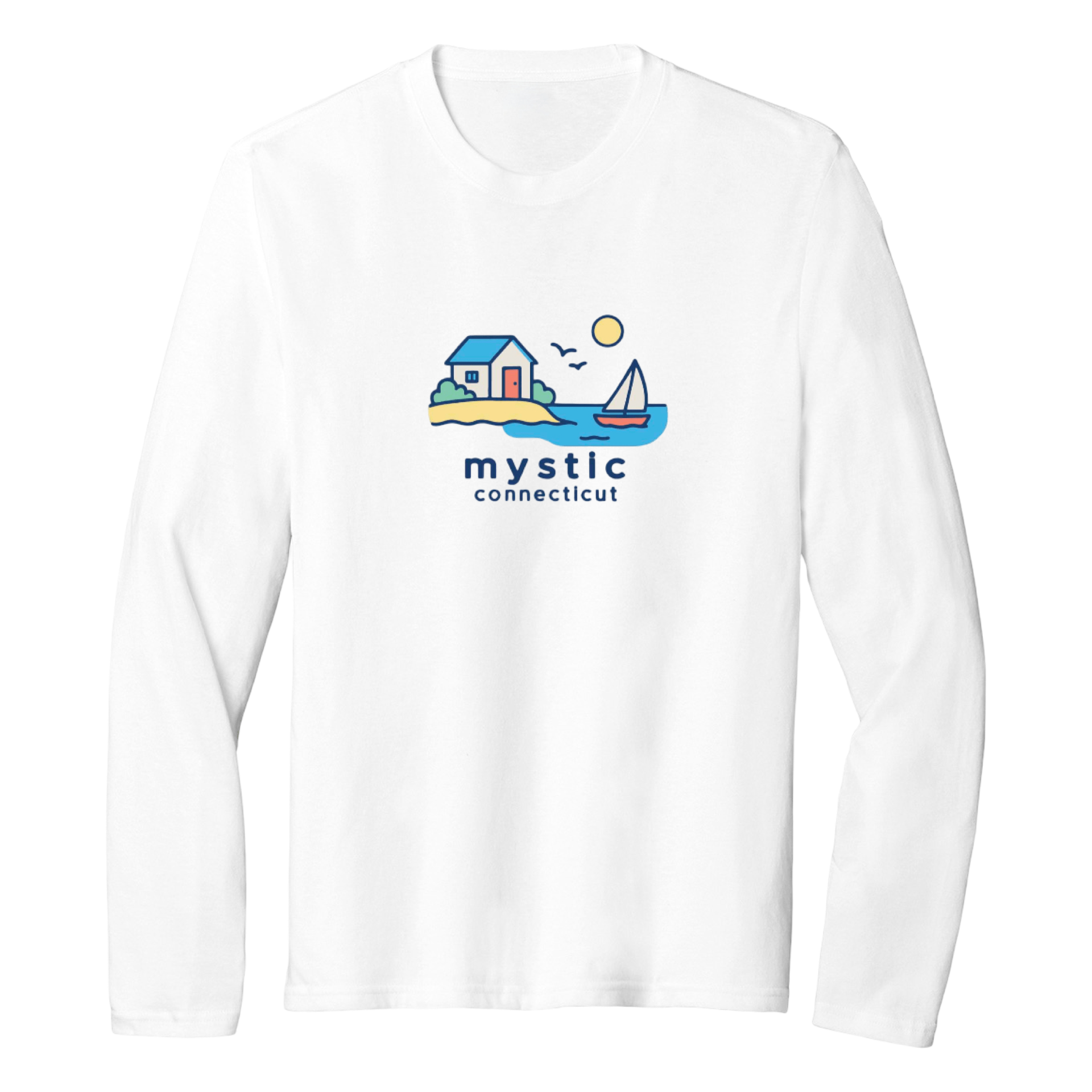 Cape Cod Clothing Company Mystic Beach House Essential Long Sleeve Tee