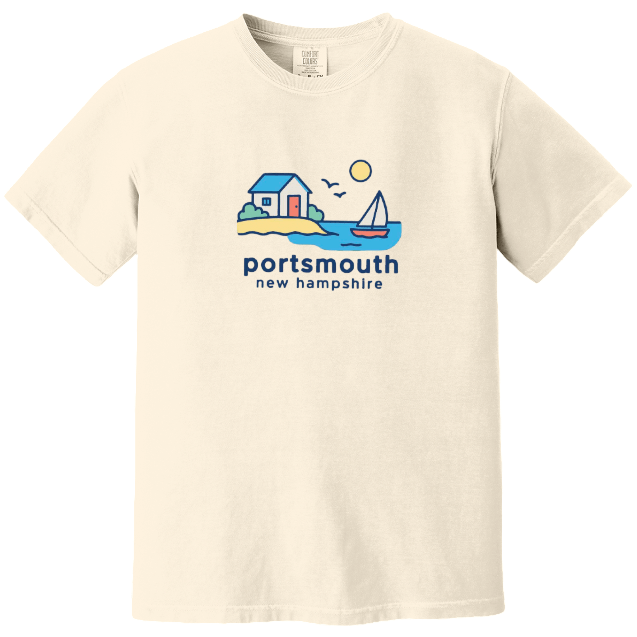 Cape Cod Clothing Company Portsmouth Beach House Comfort Colors T-Shirt
