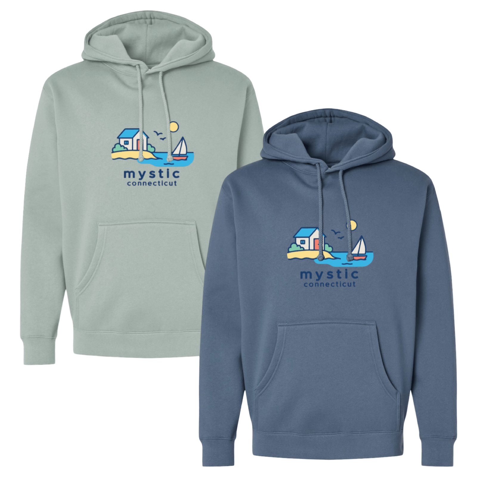 Cape Cod Clothing Company Mystic Beach House Midweight Fleece Hoodie
