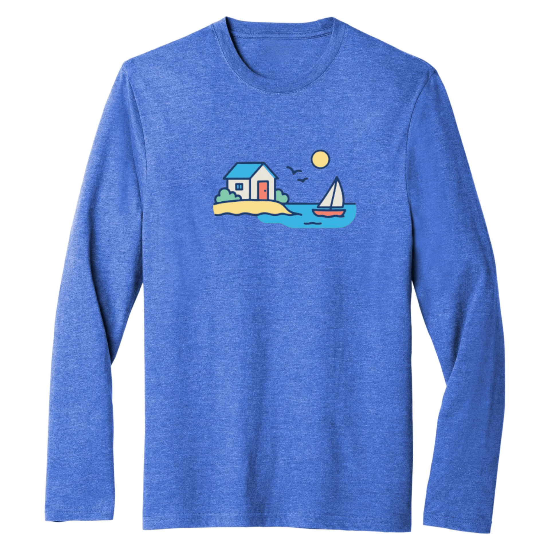 Cape Cod Clothing Company Summer Beach House Essential Long Sleeve Tee