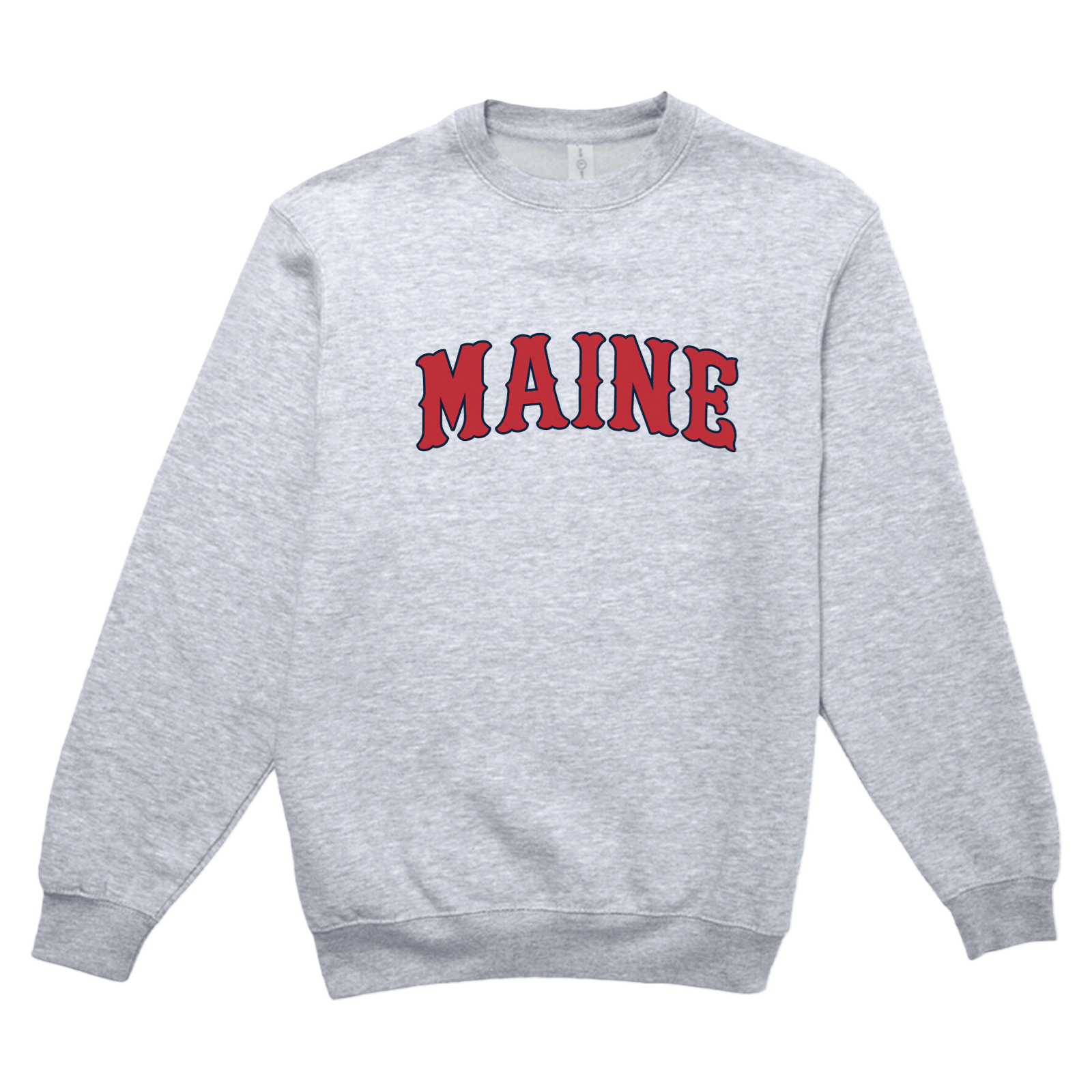 Cape Cod Clothing Company Maine Baseball Soft Fleece Crewneck Sweatshirt