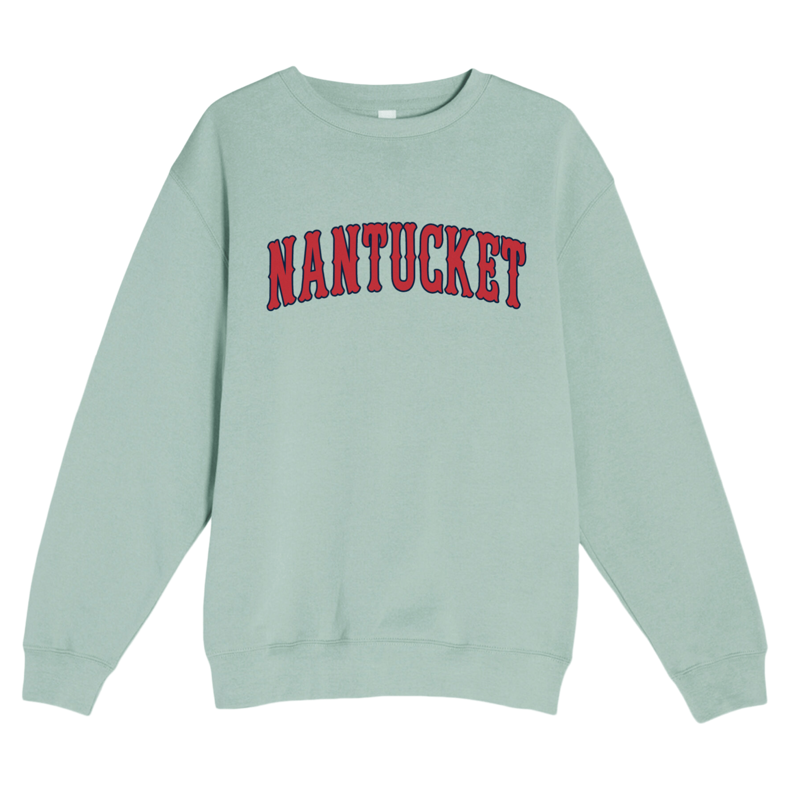 Cape Cod Clothing Company Nantucket Baseball Soft Fleece Crewneck Sweatshirt