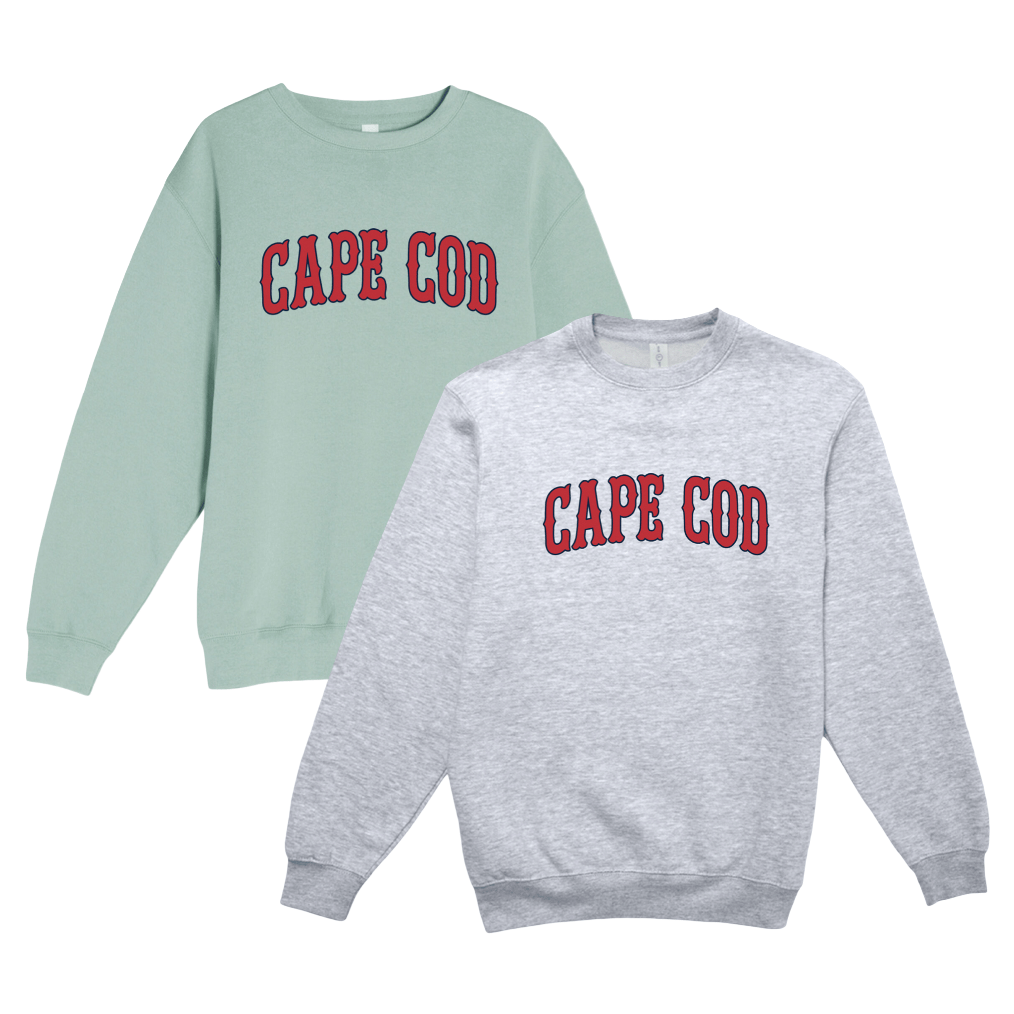Cape Cod Clothing Company Cape Cod Baseball Soft Fleece Crewneck Sweatshirt