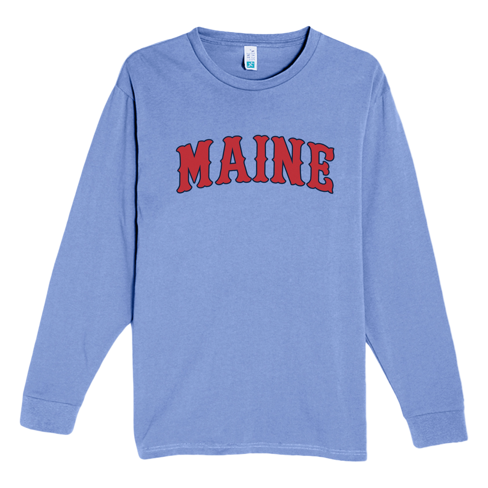 Cape Cod Clothing Company Maine Baseball Heavyweight Long Sleeve Tee