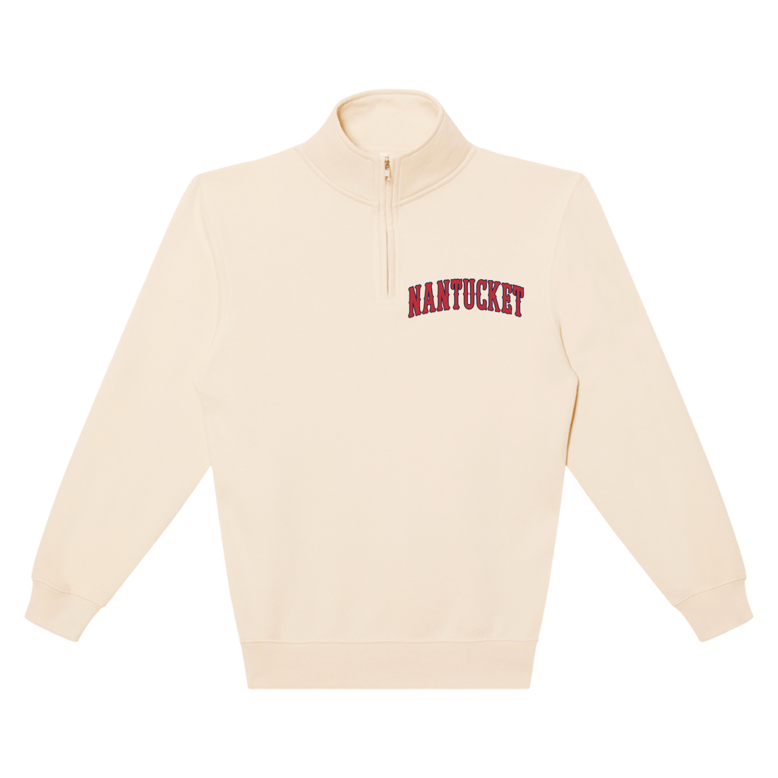 Cape Cod Clothing Company Nantucket Baseball Soft Fleece Quarter Zip