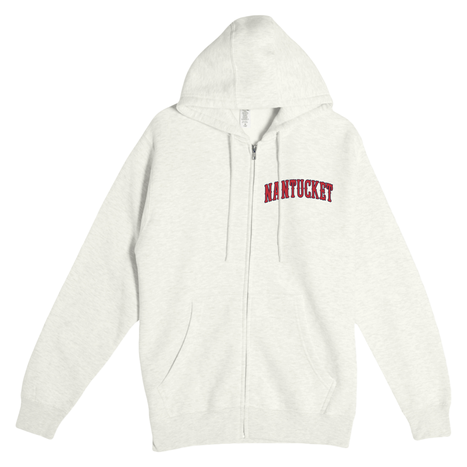 Cape Cod Clothing Company Nantucket Baseball Soft Fleece Full Zip Hoodie