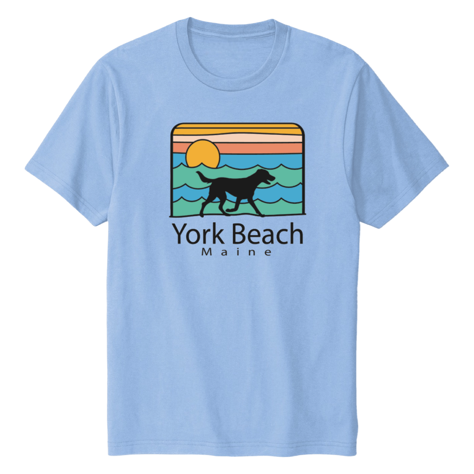 Cape Cod Clothing Company York Beach Summer Dog Midweight T-Shirt