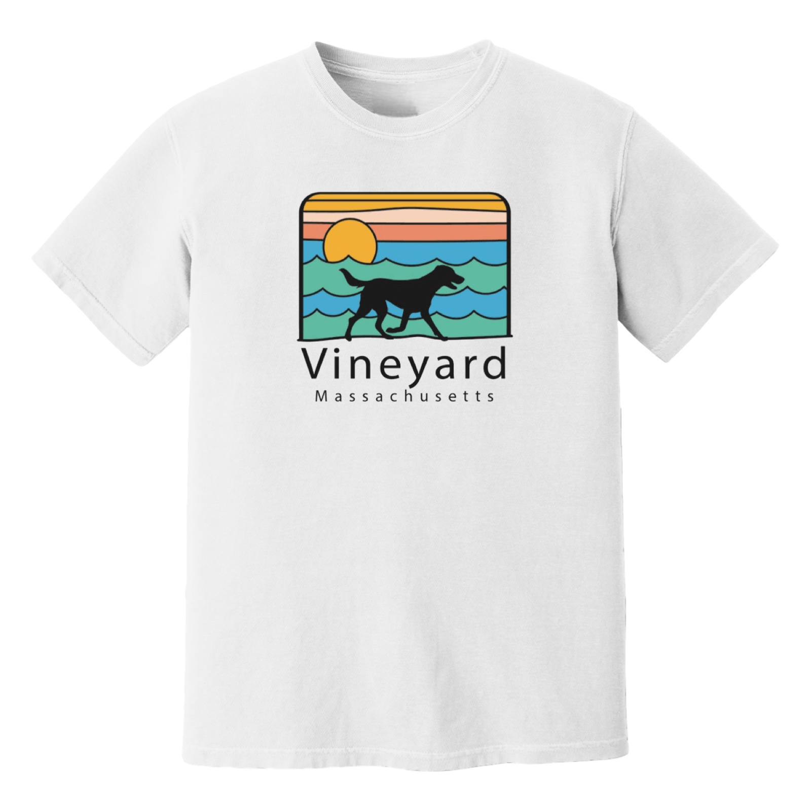 Cape Cod Clothing Company Vineyard Summer Dog Midweight T-Shirt