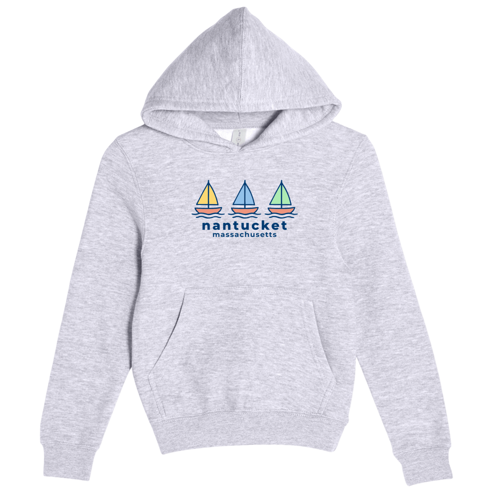 Cape Cod Clothing Company Youth Nantucket Summer Sails Comfort Fleece Hoodie