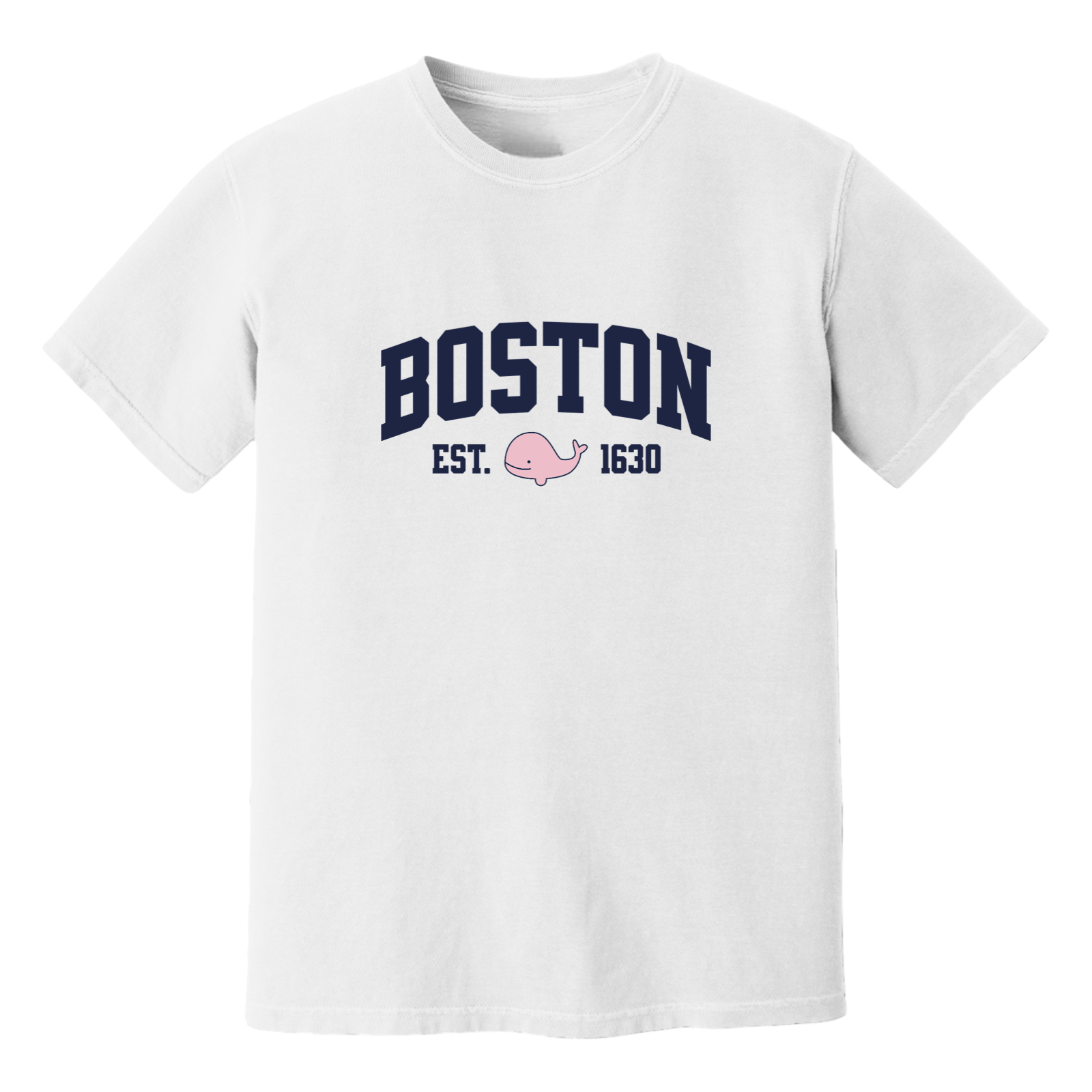 Cape Cod Clothing Company Boston Pink Whale Midweight T-Shirt