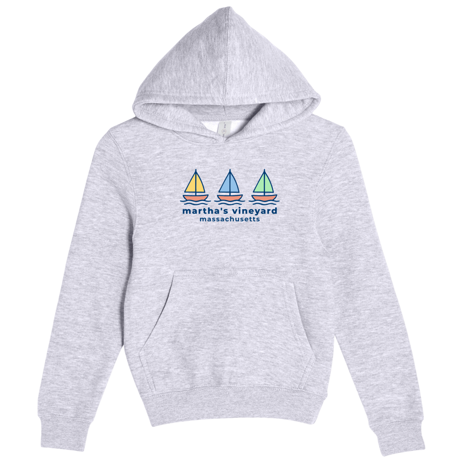 Cape Cod Clothing Company Youth Martha's Vineyard Summer Sails Comfort Fleece Hoodie