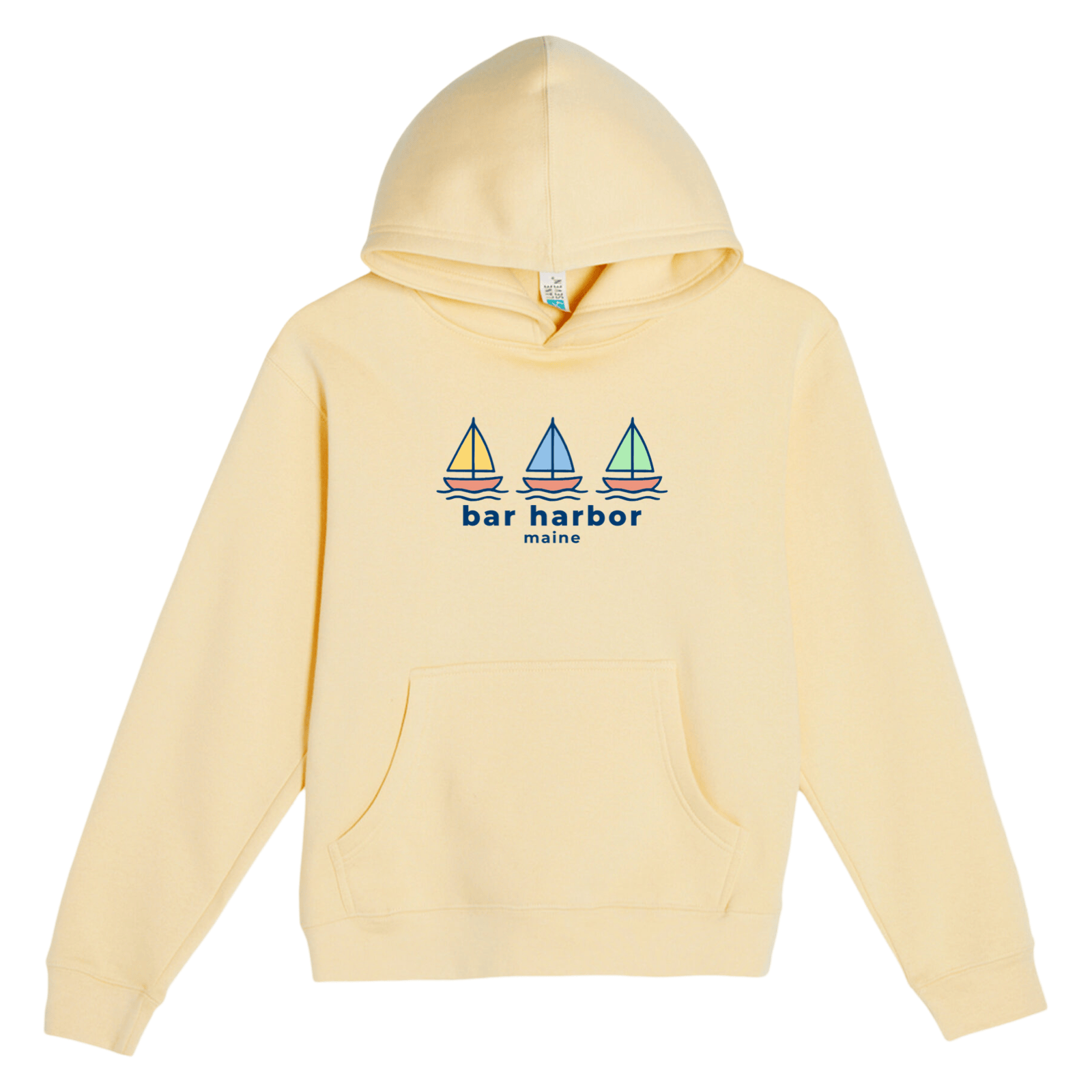 Cape Cod Clothing Company Youth Bar Harbor Summer Sails Comfort Fleece Hoodie