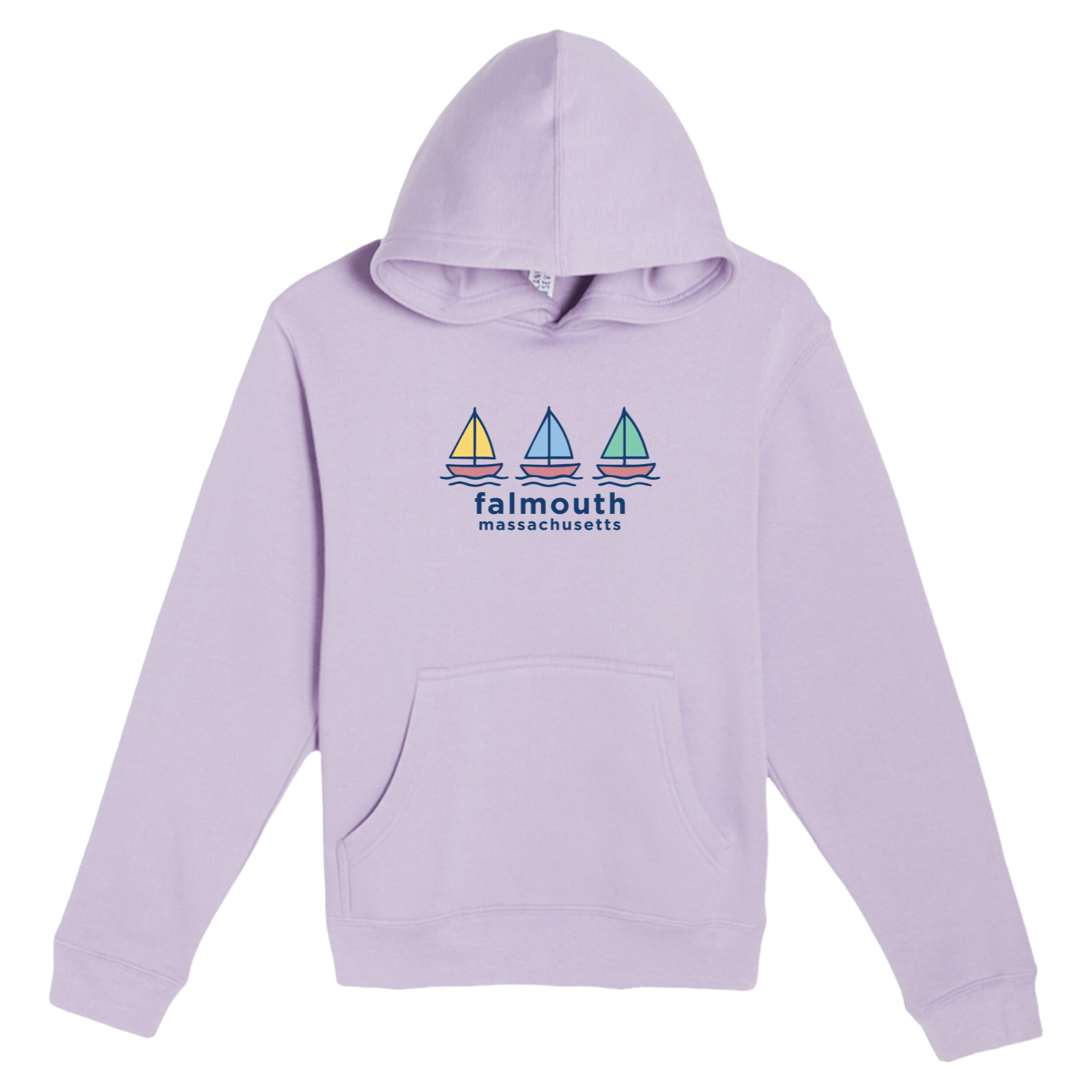 Cape Cod Clothing Company Youth Falmouth Summer Sails Comfort Fleece Hoodie