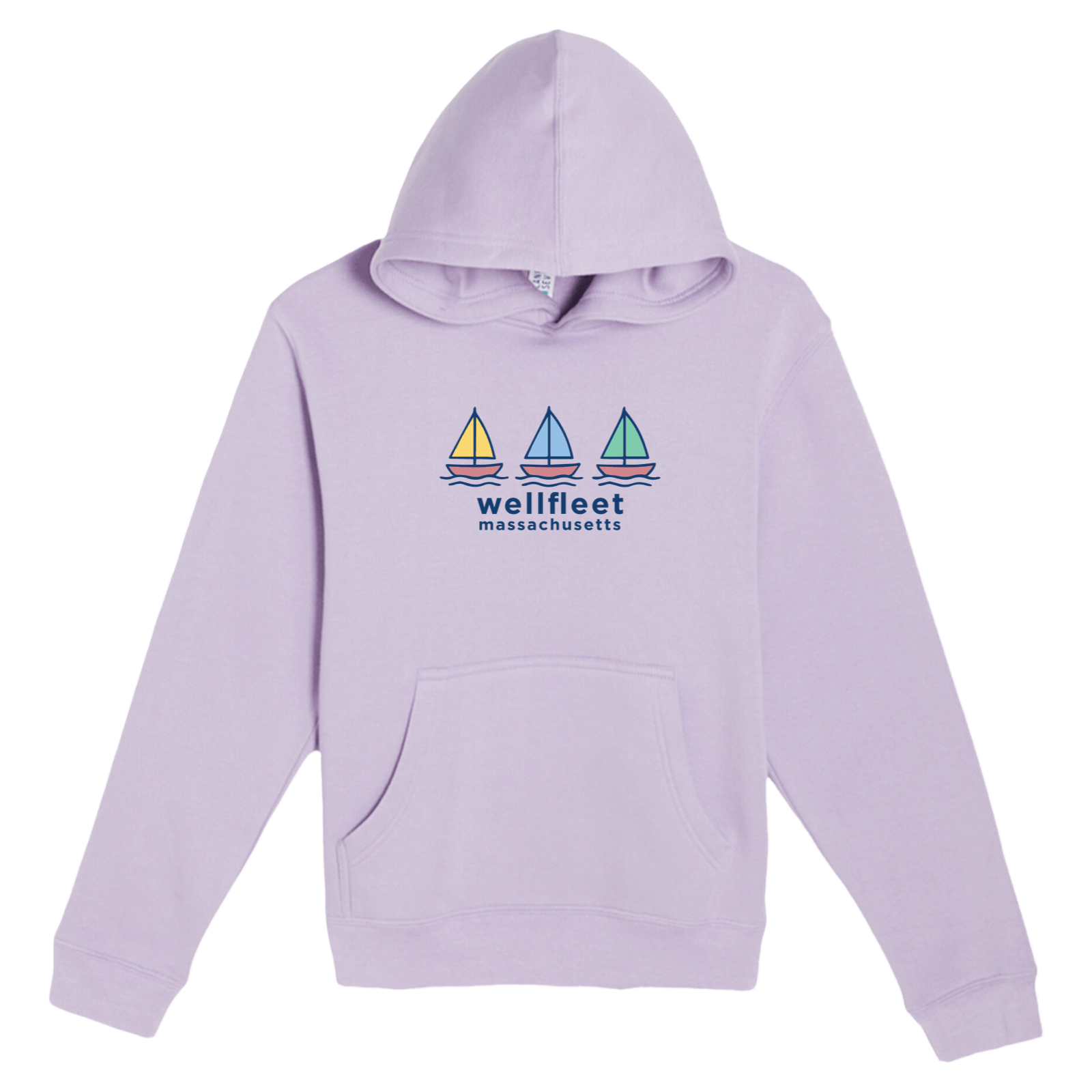 Cape Cod Clothing Company Youth Wellfleet Summer Sails Comfort Fleece Hoodie