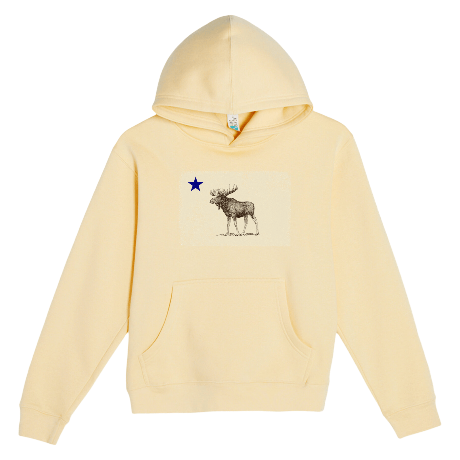 Cape Cod Clothing Company Youth Classic Maine Moose Flag Comfort Fleece Hoodie