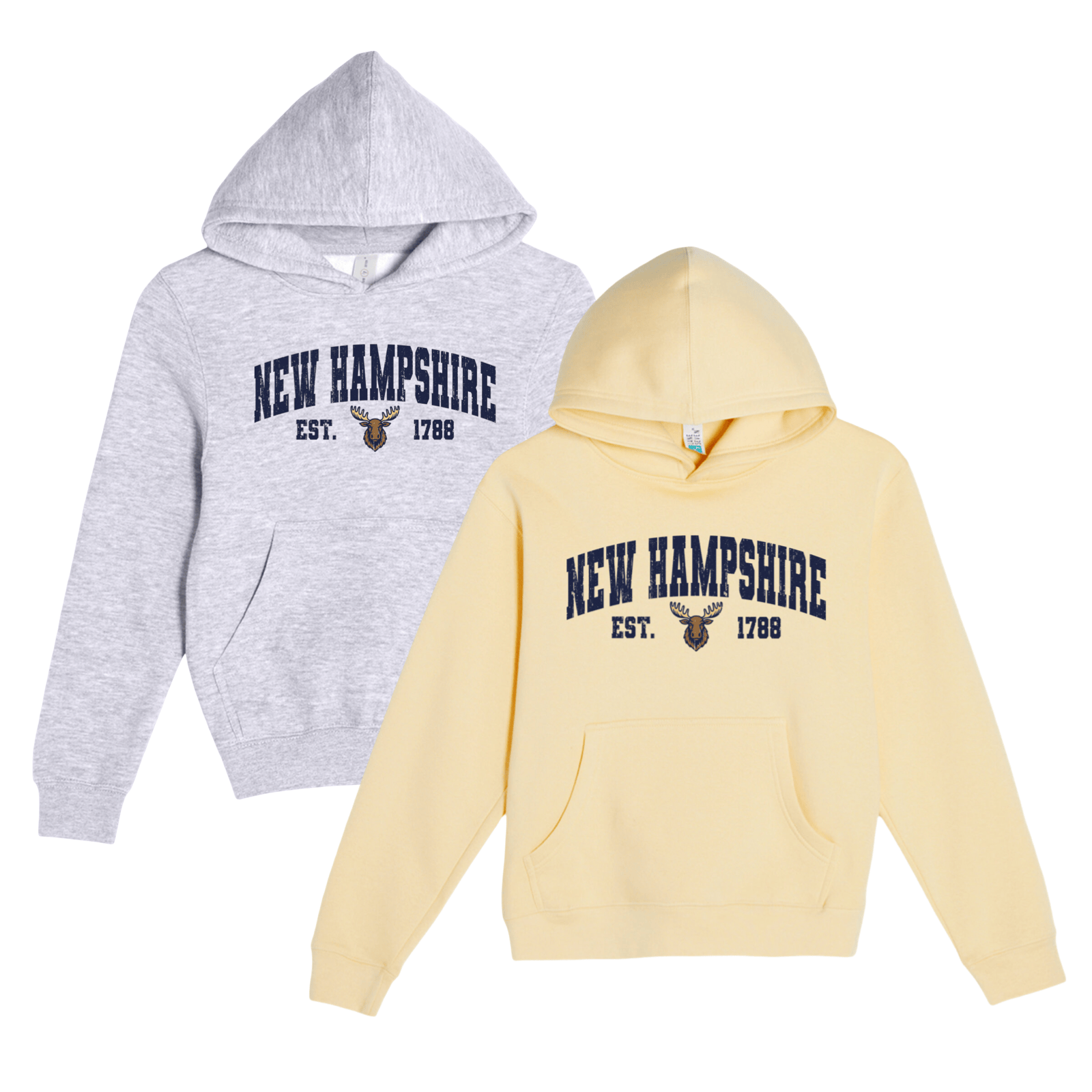 Cape Cod Clothing Company Youth New Hampshire Moose Comfort Fleece Hoodie